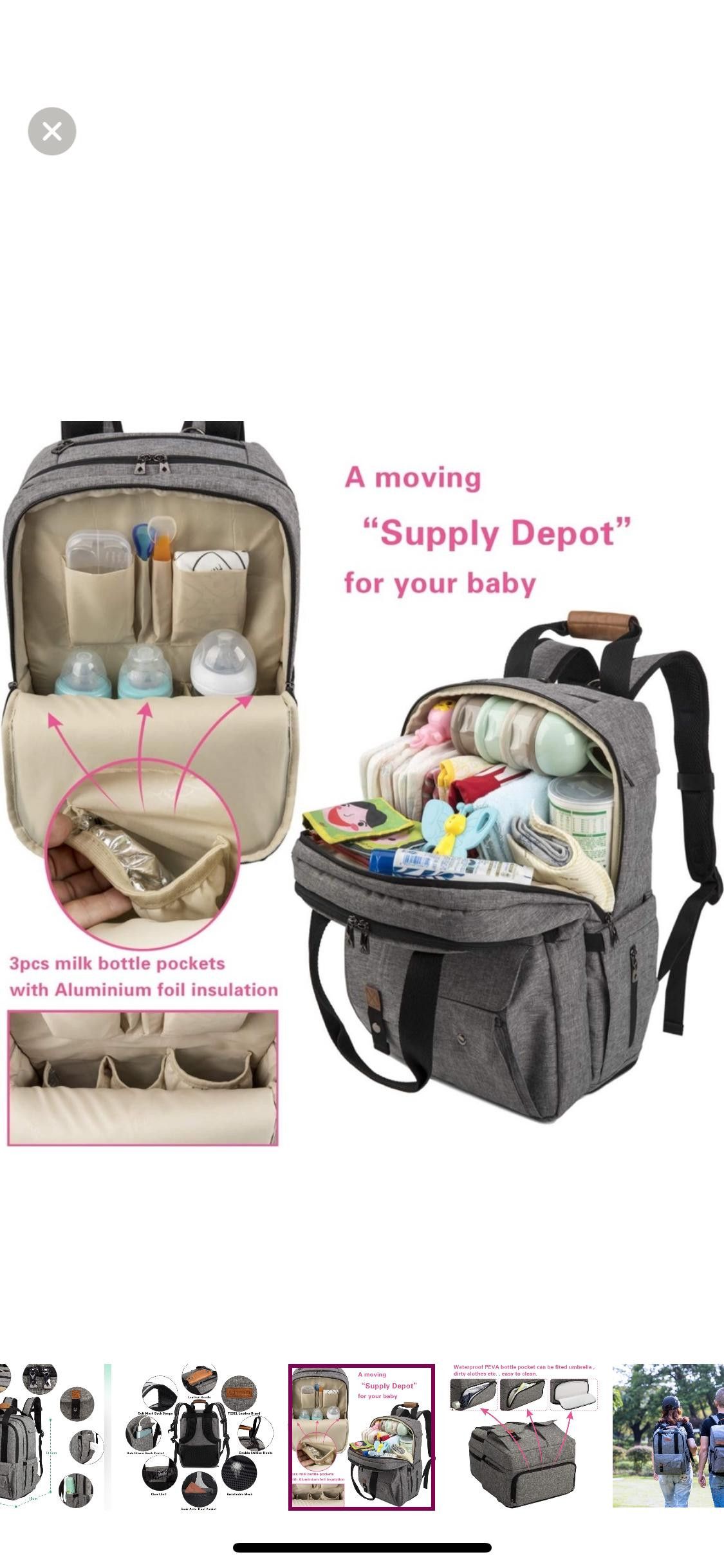 Designer TEBEL Stylish Gray Backpack with Versatile Compartments Size ONE SIZE - 6 Thumbnail