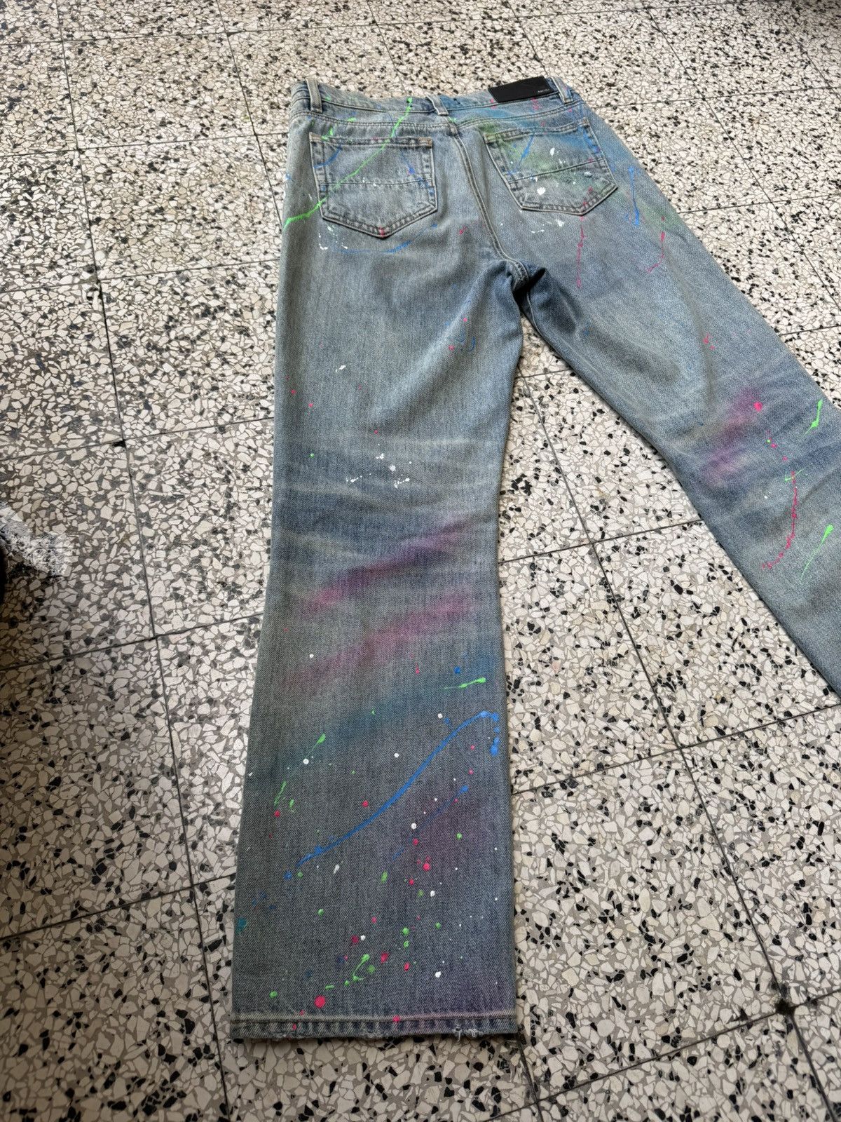 Amiri Amiri Paint Splatter Distressed Jeans - Size 28 Size US 28 / EU 44 - 9 Thumbnail