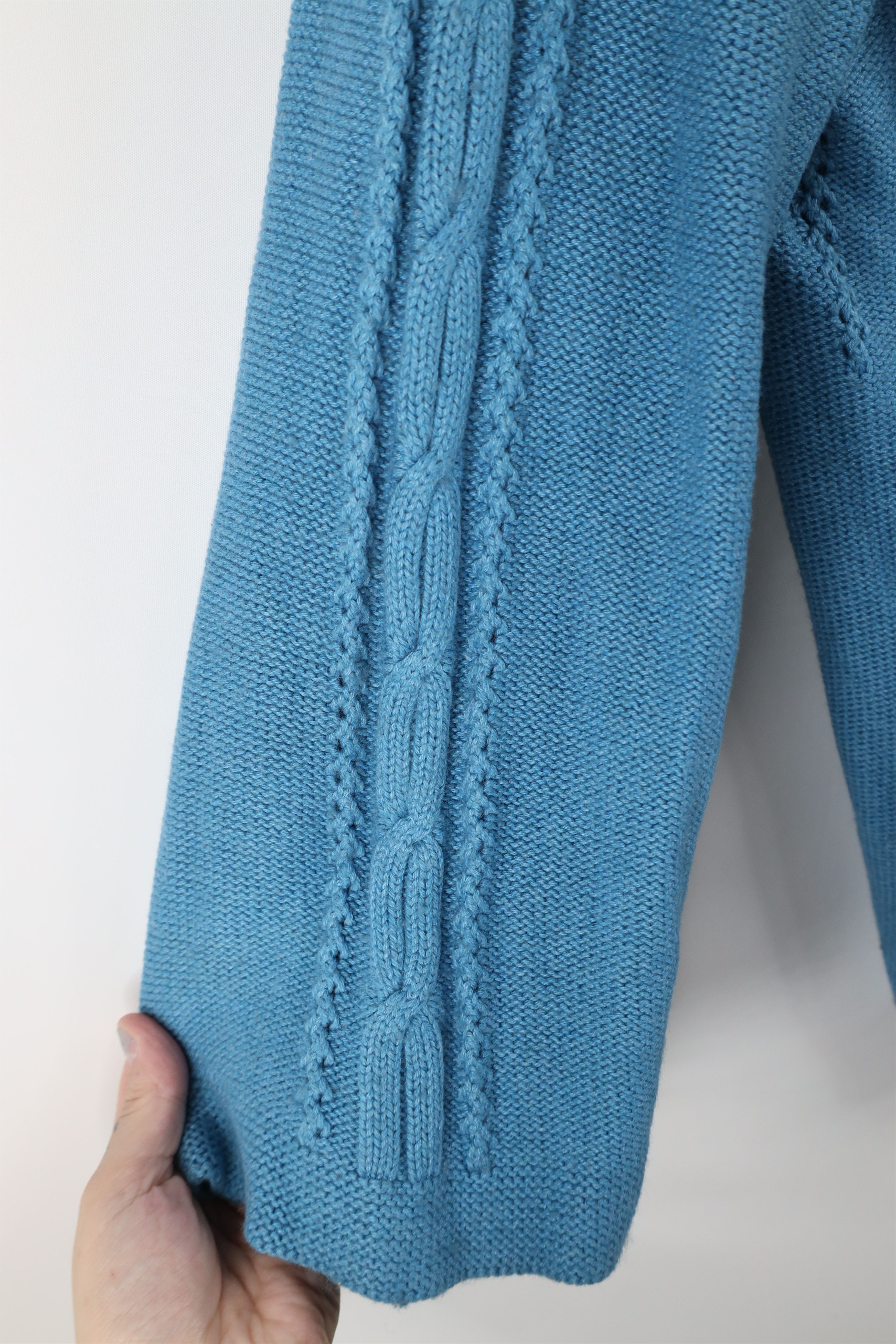 Eddie Bauer × Vintage Vintage Eddie Bauer Wool Blend Cable Knit Cardigan Sweater Size XL / US 12-14 / IT 48-50 - 6 Thumbnail