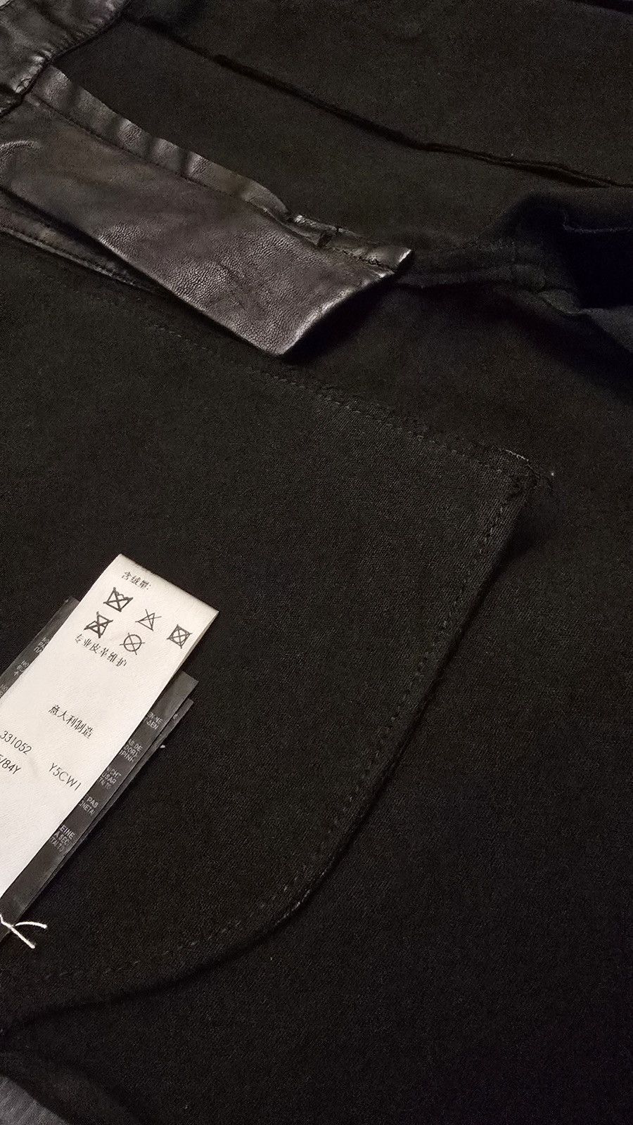 Saint Laurent Paris Saint Laurent 13 FW Runway Lamb Skin Leather Pants Size US M / EU 48-50 / 2 - 4 Thumbnail