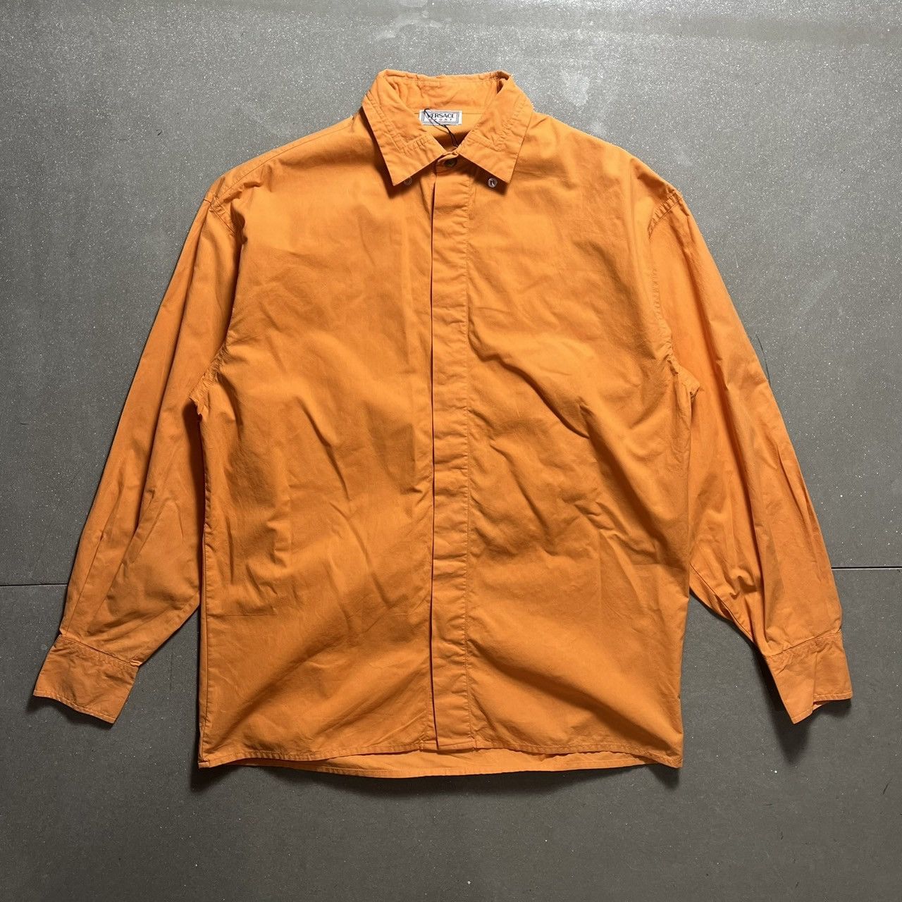 Versace × Versace Jeans Couture × Versus Versace Sport Orange Shirt Size US M / EU 48-50 / 2 - 1 Thumbnail