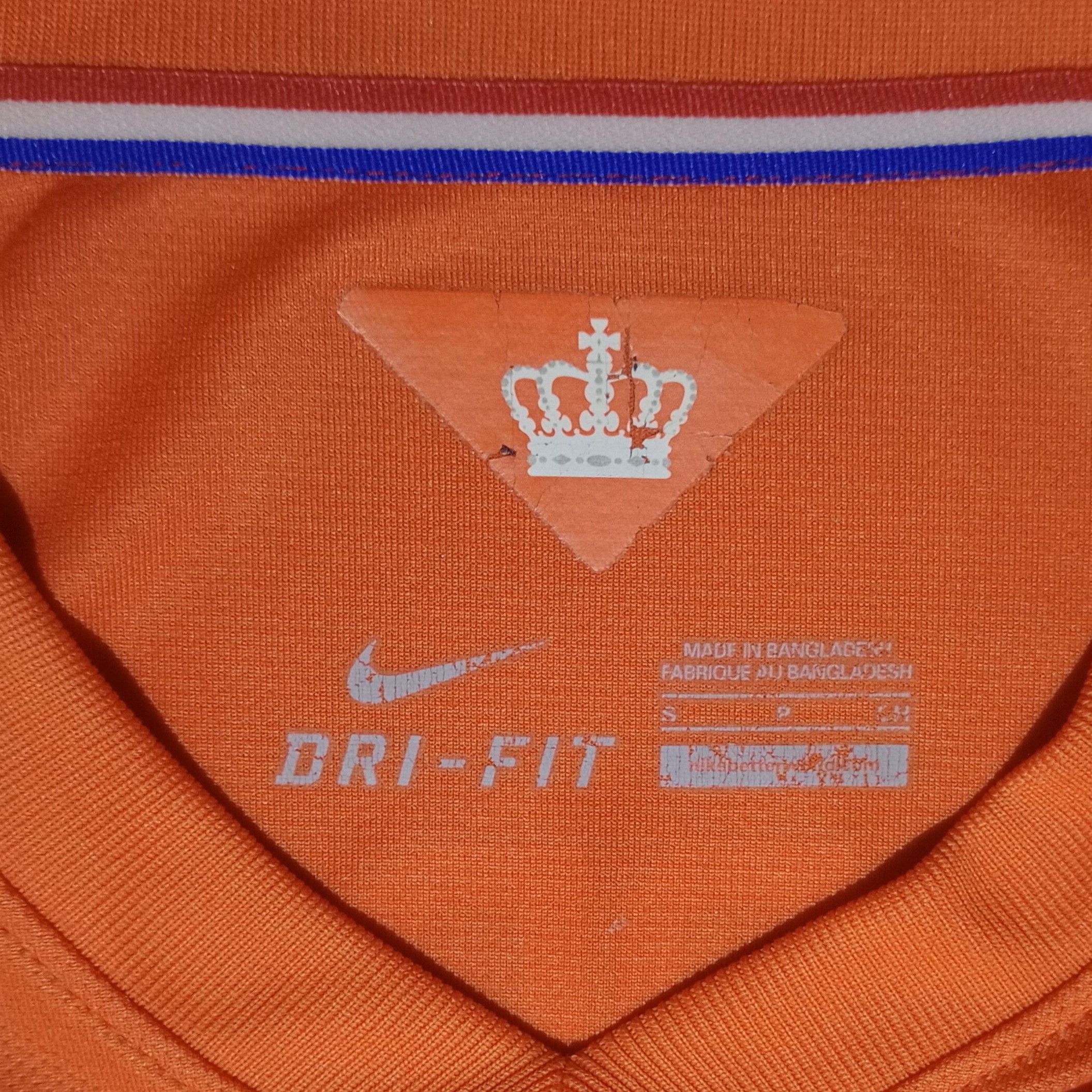 Nike Netherlands World Cup 2014 Home Jersey Arjen Robben 11 Size US S / EU 44-46 / 1 - 5 Thumbnail