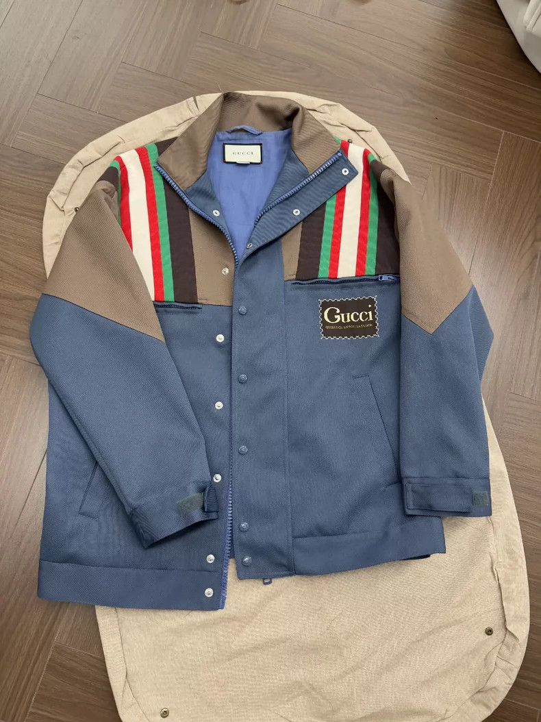 Gucci Gucci Logo striped jacket 2503-Nextarrow Size US S / EU 44-46 / 1 - 1 Thumbnail