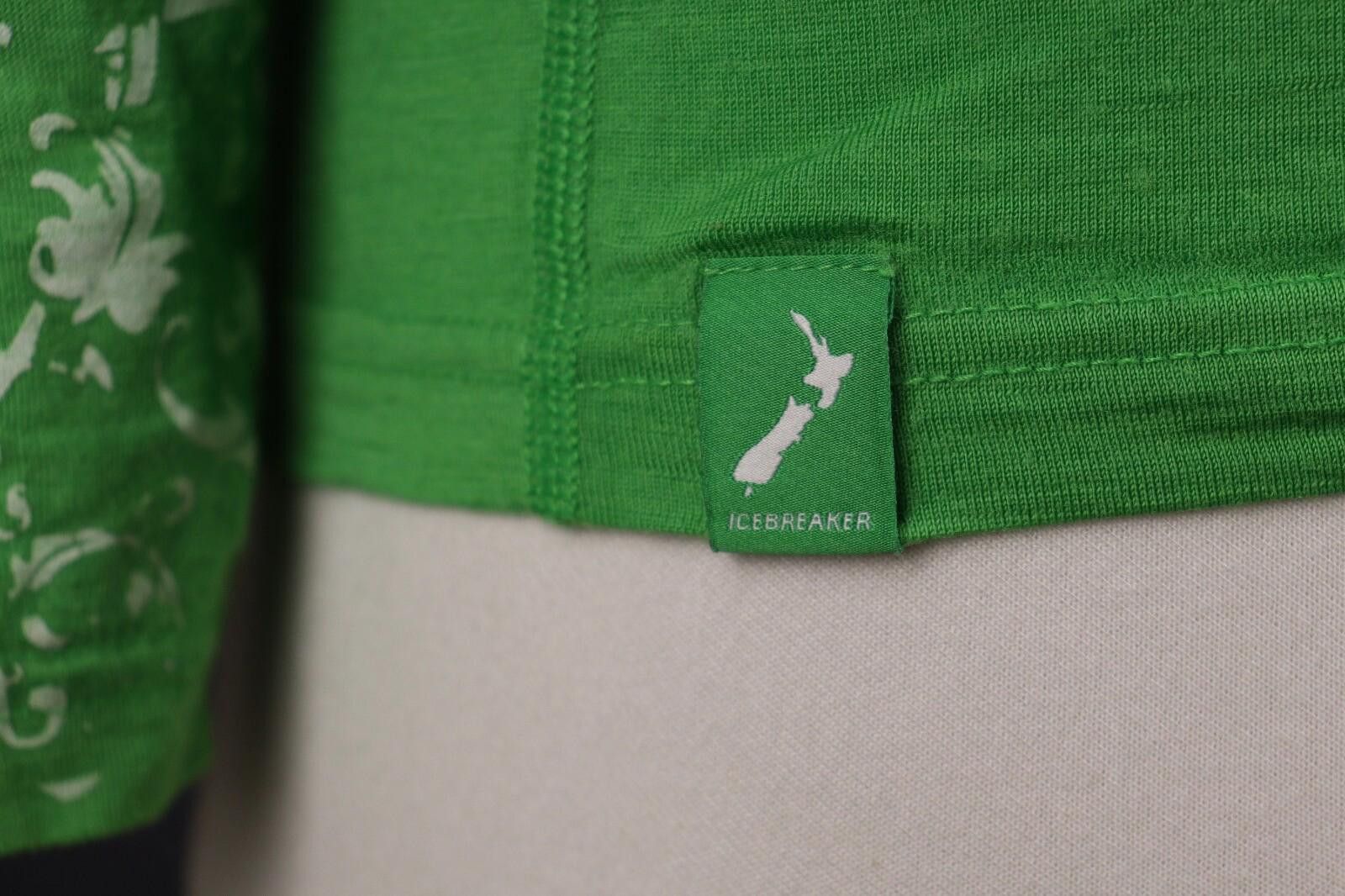 Icebreaker Icebreaker Bodyfit+ 200 Green Merino Wool Base Layer Size M Size M / US 6-8 / IT 42-44 - 10 Thumbnail