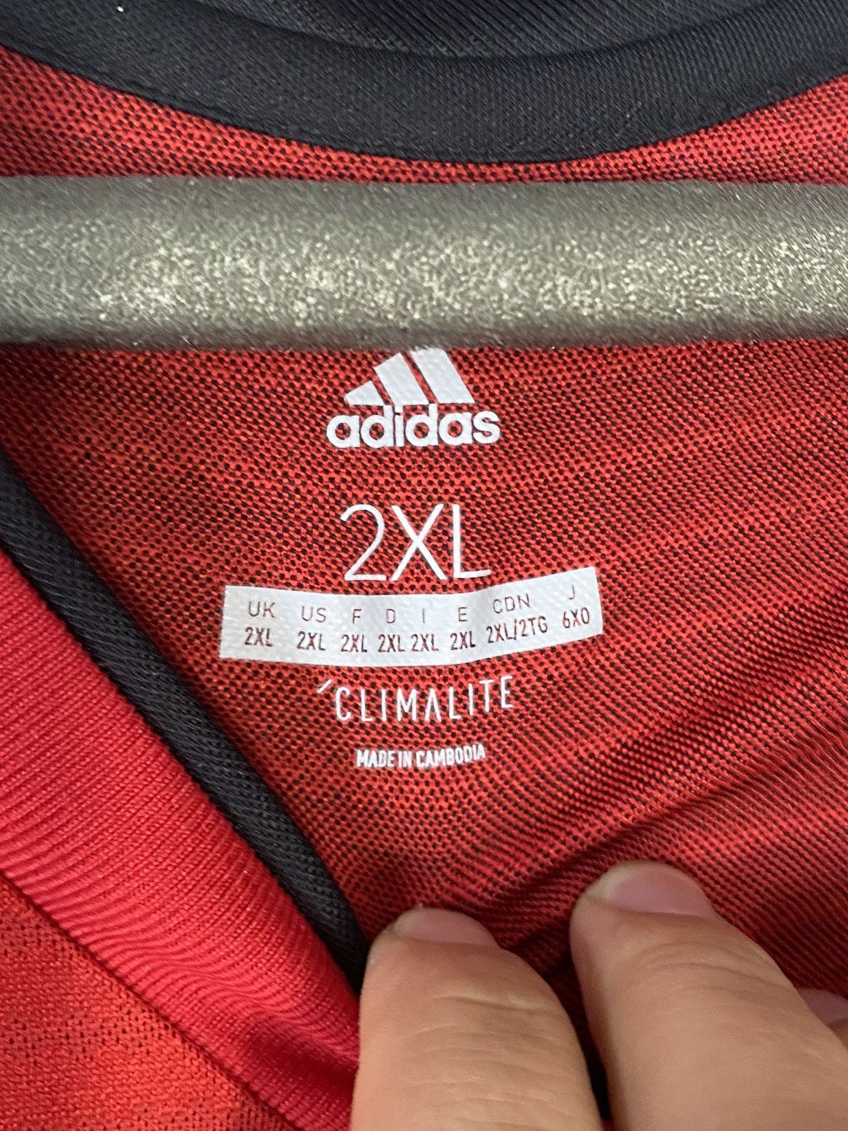 Adidas 2018 Vintage Manchester United Adidas Soccer Jersey Size US XXL / EU 58 / 5 - 3 Thumbnail