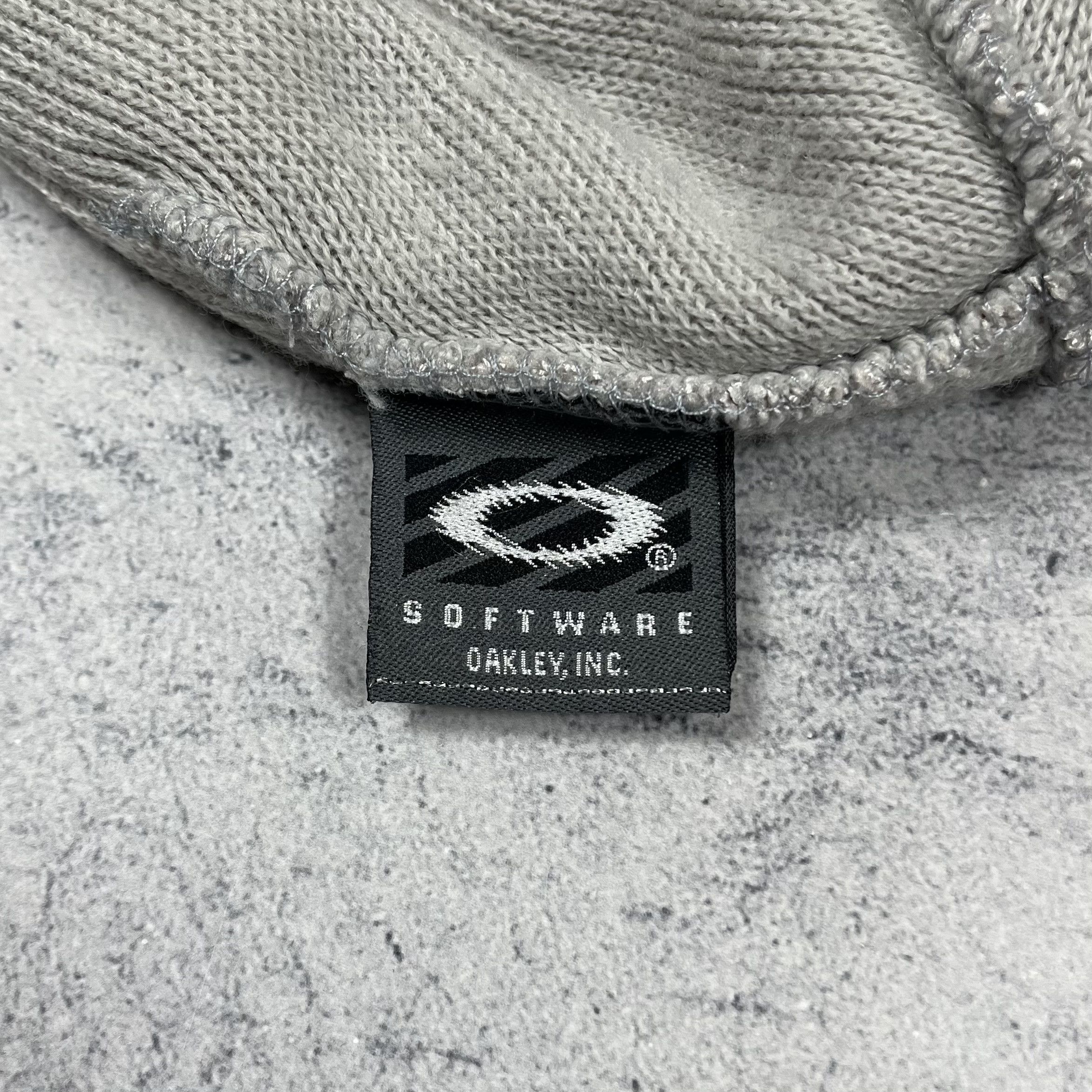 Oakley Vintage Oakley Software Metallic Grey Beanie Hat 2000’s Size ONE SIZE - 10 Thumbnail
