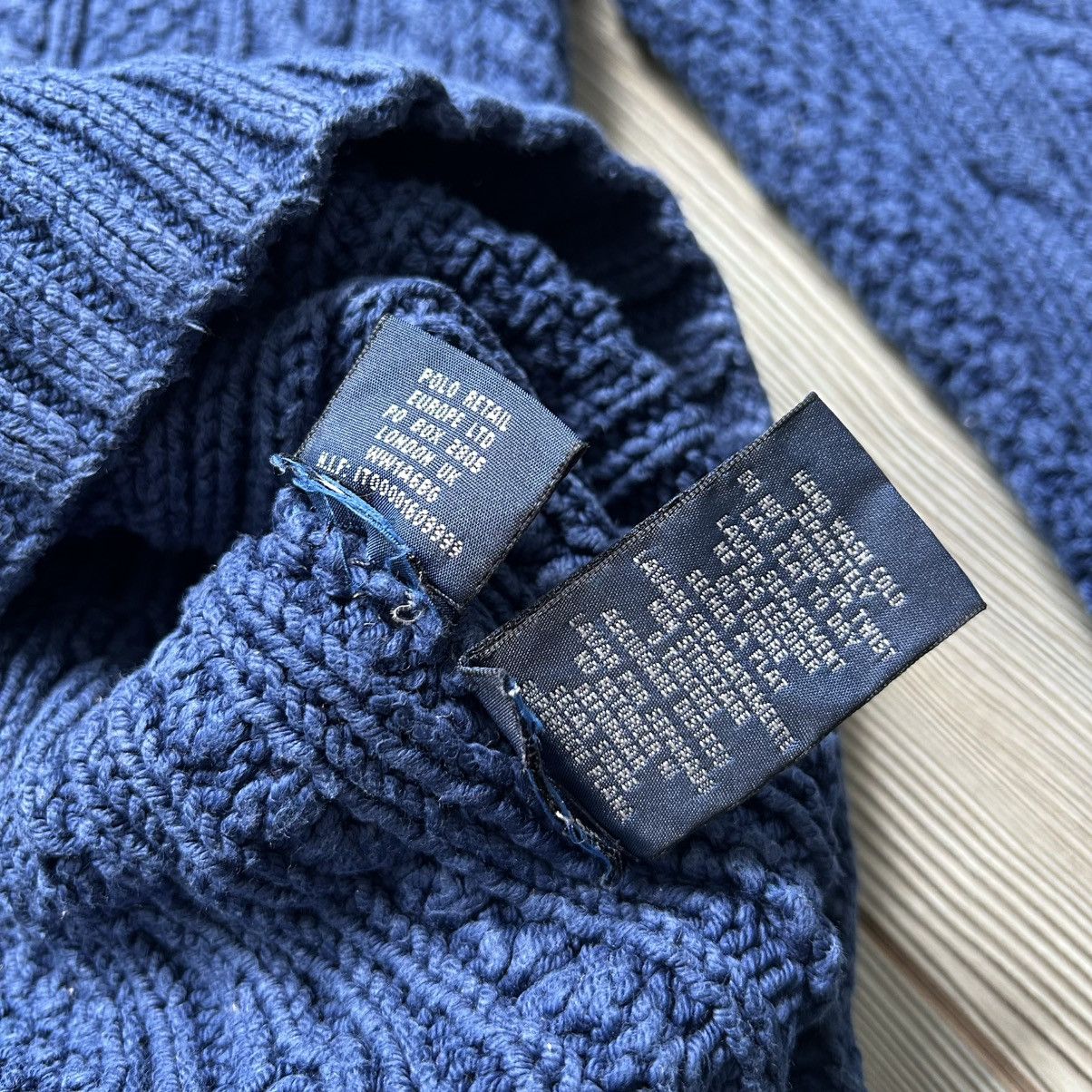 Polo Ralph Lauren Polo Ralph Lauren Hand Knit Turtleneck Sweater Size M / US 6-8 / IT 42-44 - 12 Thumbnail