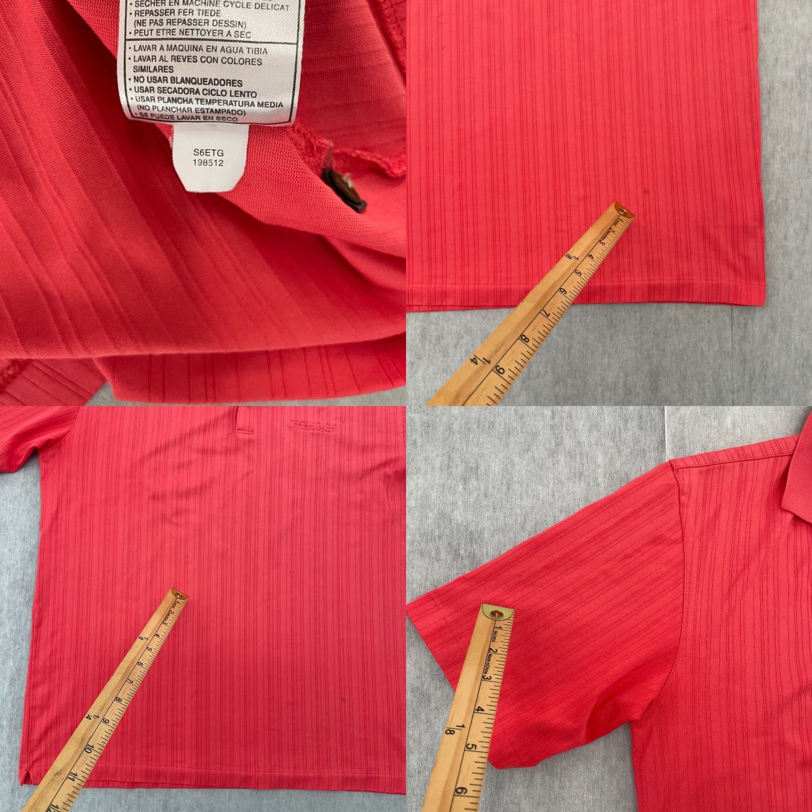 Nike VINTAGE Nike Tiger Woods Shirt Adult Large Red Pink Short Sleeve Golf Hualalai L Nike Tiger Woods Shirt Size US L / EU 52-54 / 3 - 8 Thumbnail