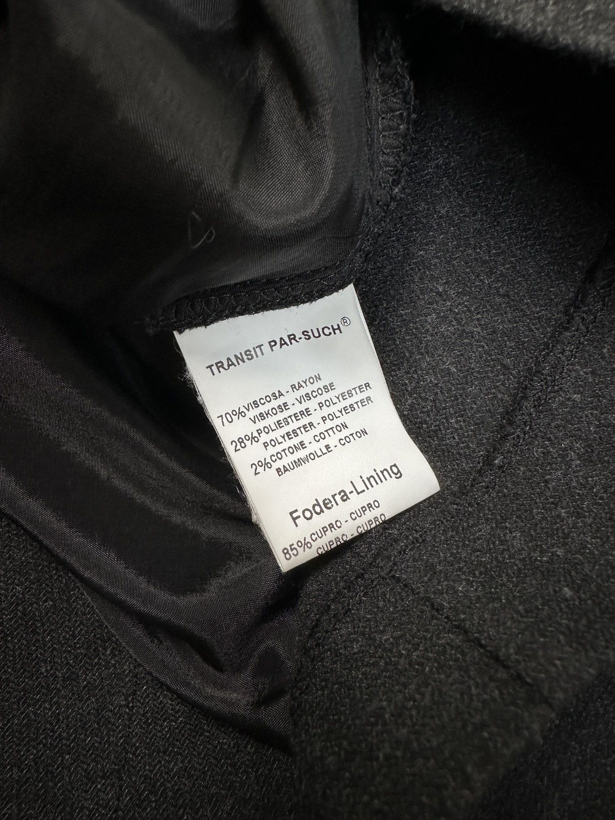 Transit TRANSIT PAR SUCH Avant Garde Pleated Gray Skirt size 3 Size 26" / US 2 / IT 38 - 7 Thumbnail