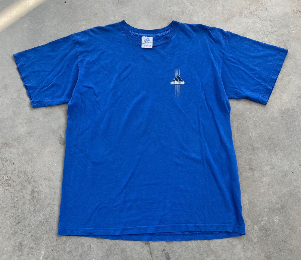 Adidas VINTAGE ADIDAS MADE IN USA BIG LOGO TEE Y2K Size US L / EU 52-54 / 3 - 2 Thumbnail