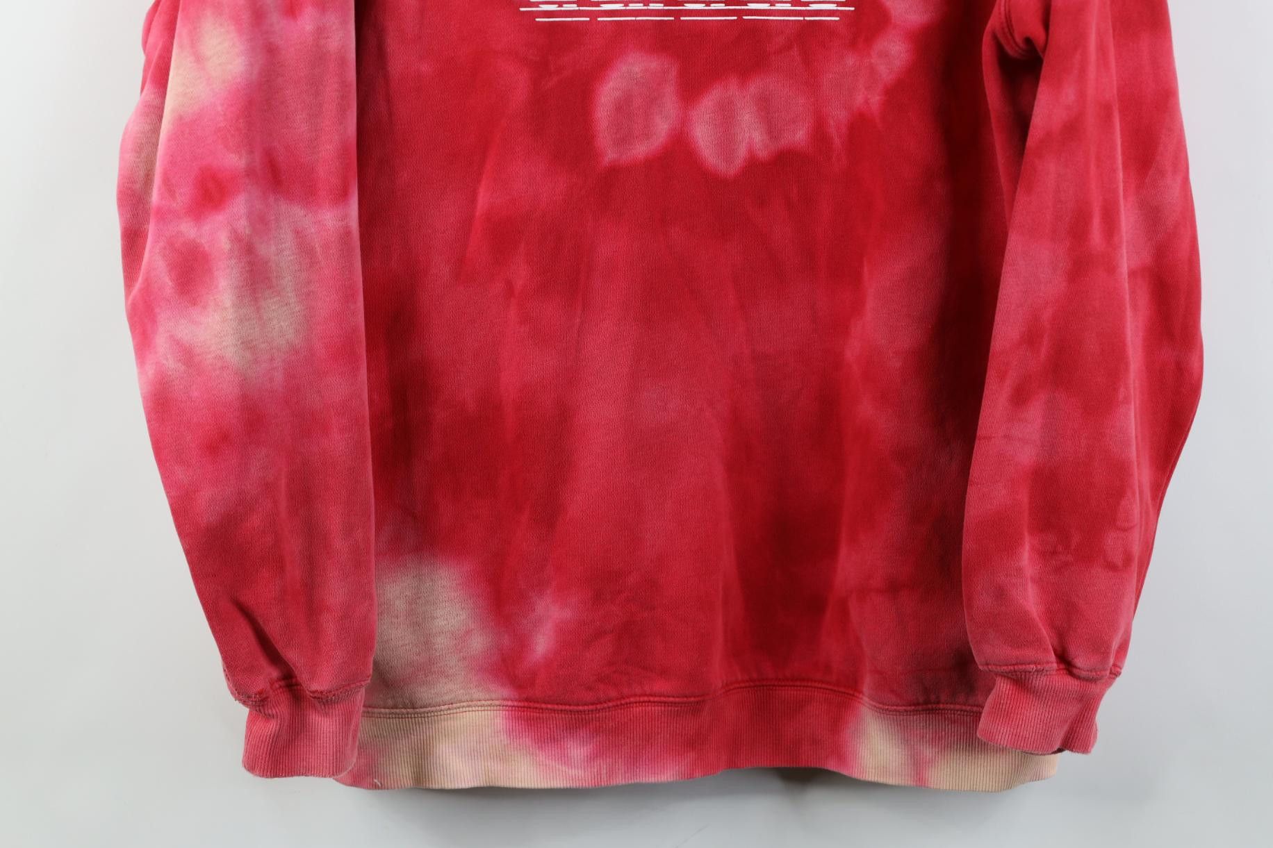 Adidas Vintage 90s Y2K Adidas Acid Wash Crewneck Sweatshirt Red Size L / US 10 / IT 46 - 3 Thumbnail