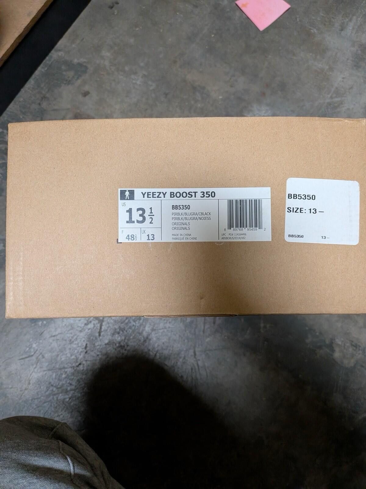 Adidas 2016 adidas Yeezy Boost 350 v1 Pirate Black 2.0 BB5350 13.5 Size US 14 / EU 47 - 7 Thumbnail