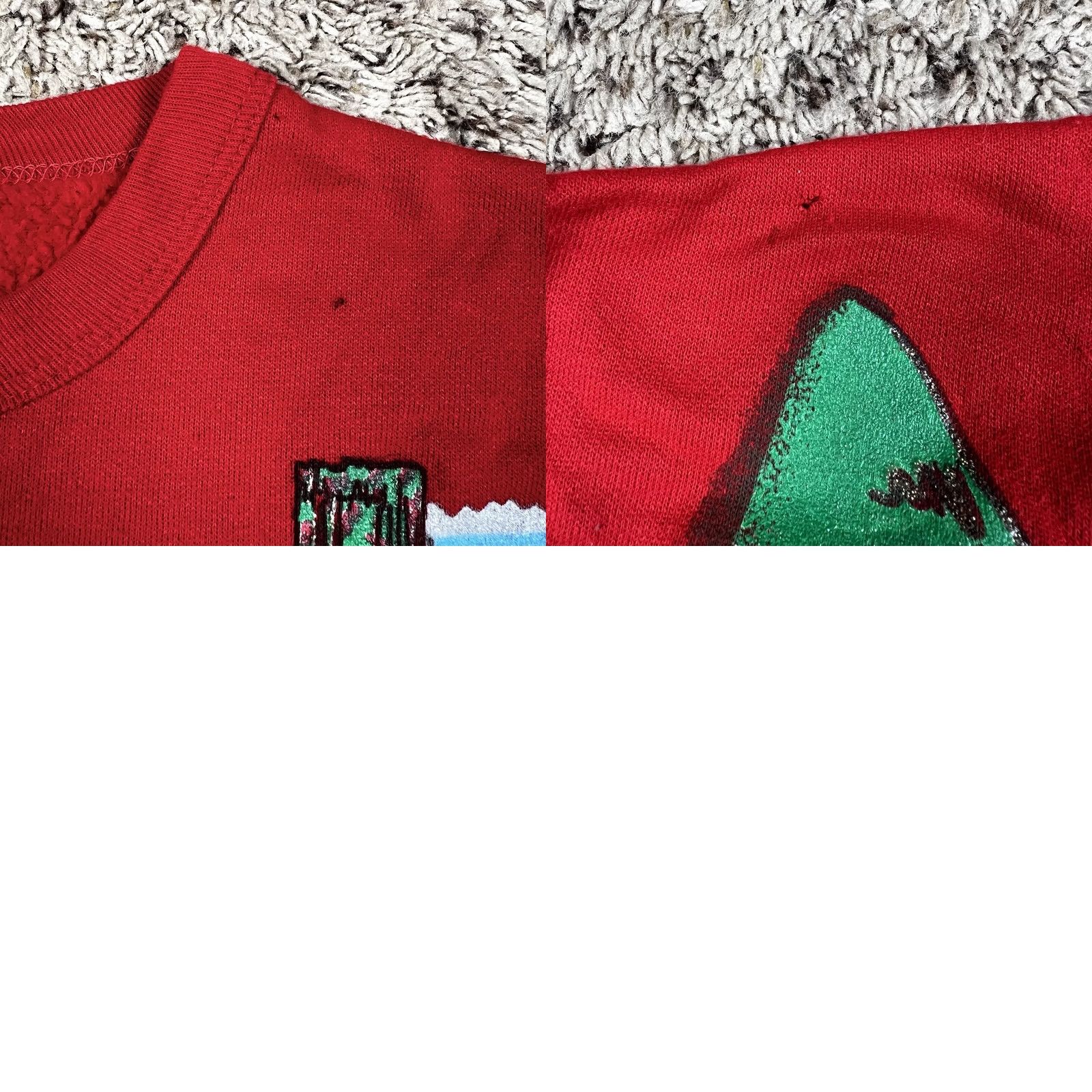 Vintage VINTAGE Nutcracker Sweatshirt Crewneck Red Christmas Puff Print Graphic 90s M Unisex Adults Size US M / EU 48-50 / 2 - 9 Thumbnail