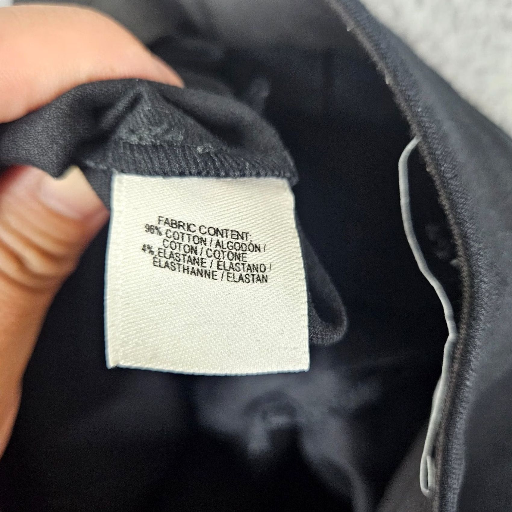 Vintage DEREK LAM IO CROSBY Women's Black Straight Leg Trousers Size 4 Size 27" / US 4 / IT 40 - 6 Thumbnail