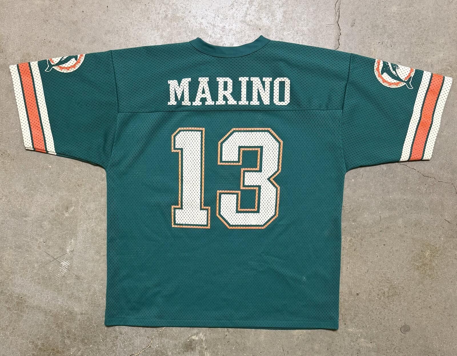 Logo 7 VTG Dan Marino #13 Miami Dolphins Jersey Logo 7 Size ONE SIZE - 8 Thumbnail