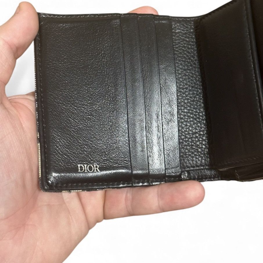 Dior 🔥700$ Dior Monogram Oblique Compact Vertical Wallet Size ONE SIZE - 5 Thumbnail