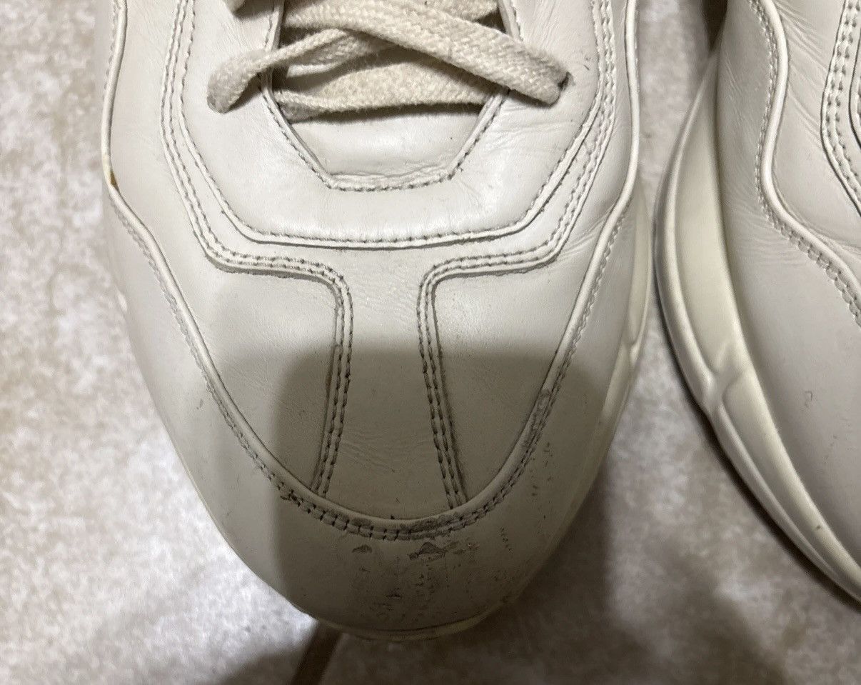 Gucci Gucci logo leather sneakers Size US 12 / EU 45 - 3 Thumbnail