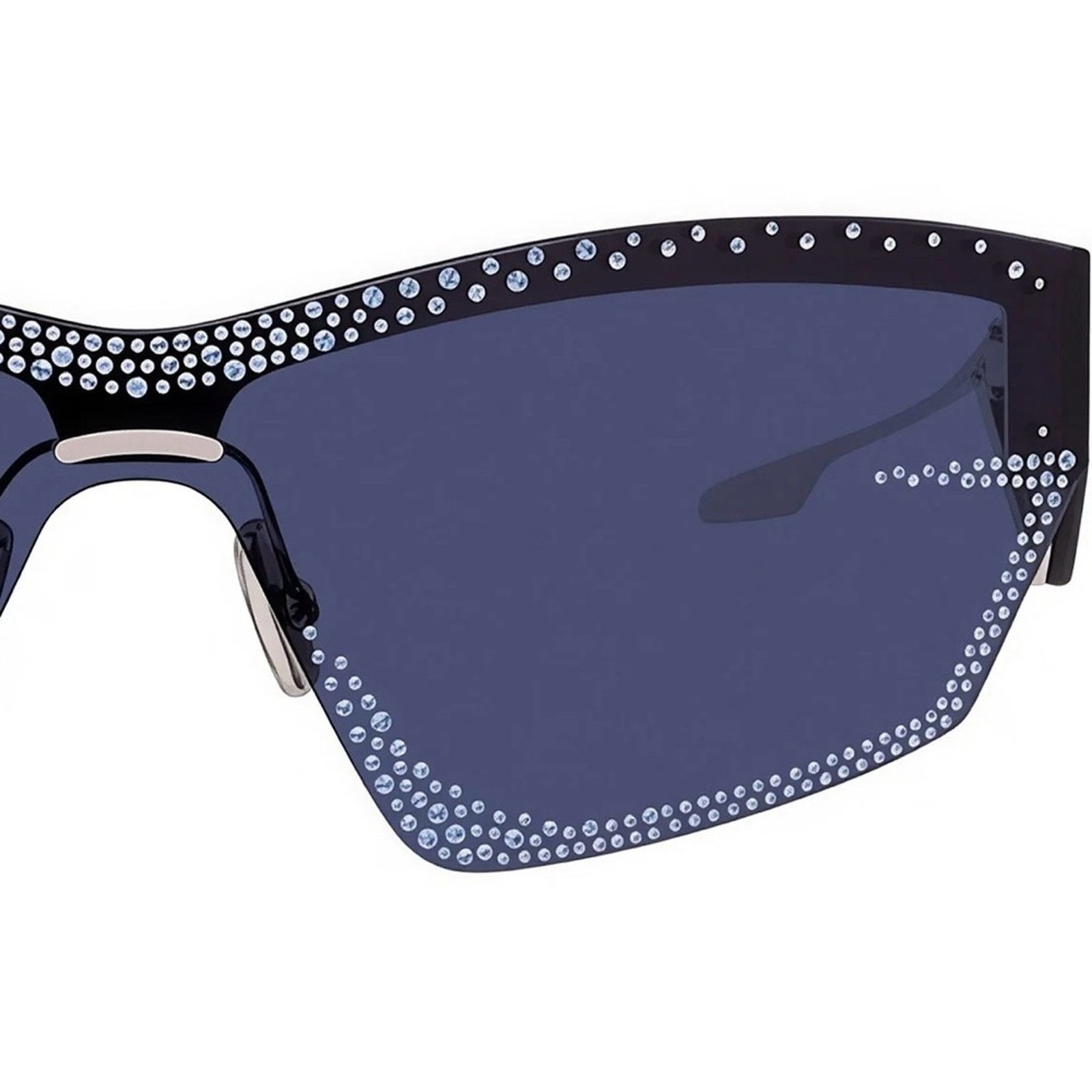Givenchy New Givenchy GV4100US 16V Stylish Blue Rhinestone Sunglasses Size ONE SIZE - 7 Thumbnail