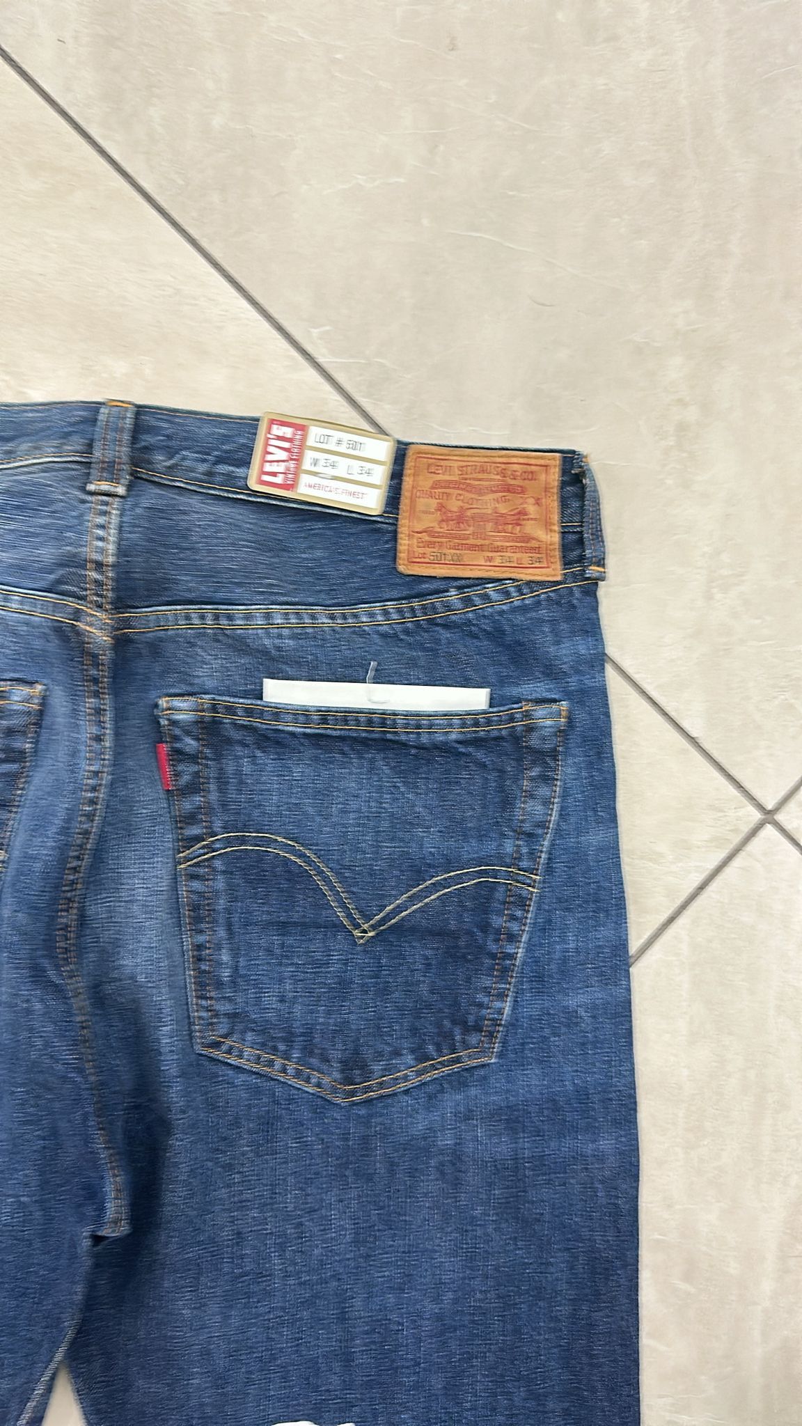 Levi's Vintage Clothing LVC Levi's Vintage Clothing 1947 501XX BigE Selvedge Jeans Size US 34 / EU 50 - 5 Thumbnail