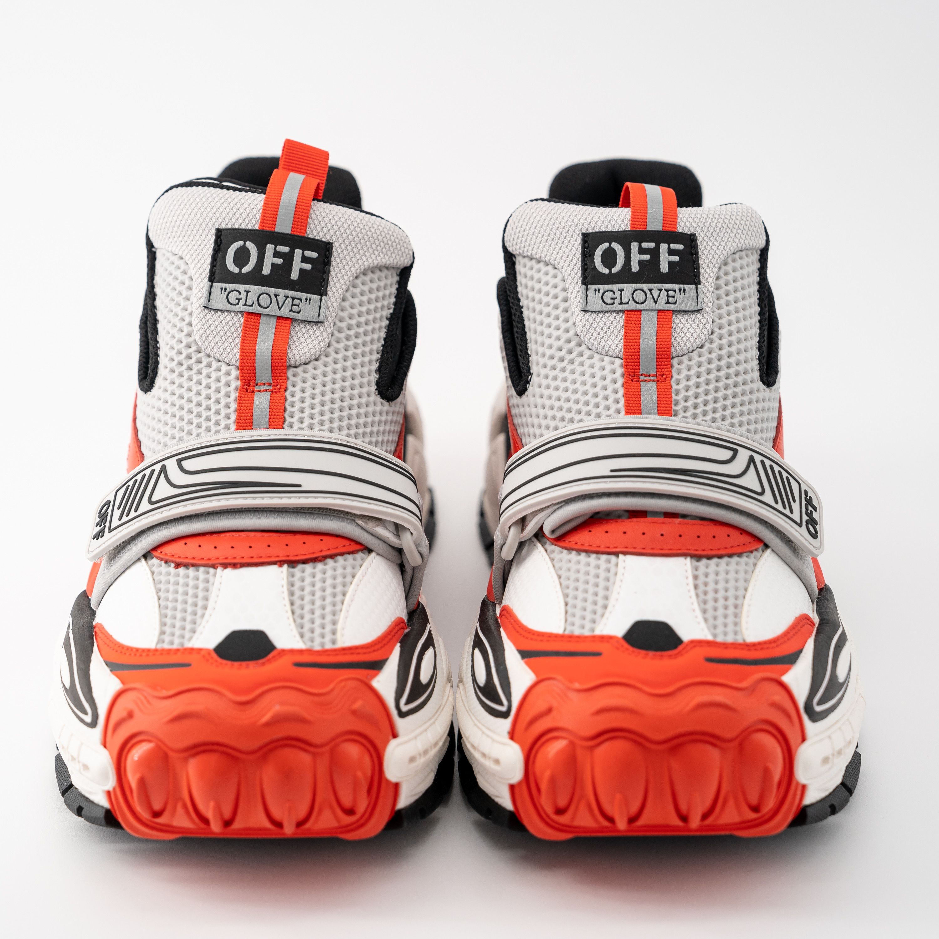 Off-White 9 us 42 eu Off-White Glove Slip On Red Grey White Sneakers Size US 9 / EU 42 - 2 Thumbnail