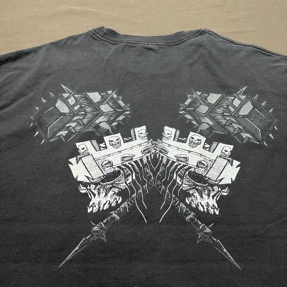 Vintage × WCW/nWo × WWE Vintage Y2K Triple H WWE wrestling Promo Tee XL Faded Size US XL / EU 56 / 4 - 7 Thumbnail