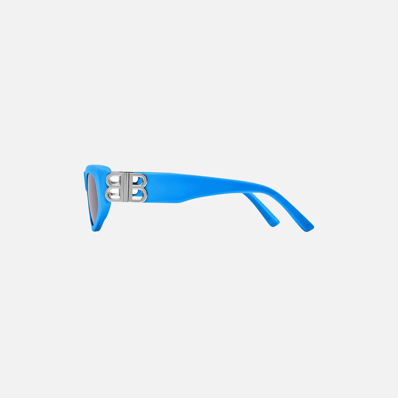 Balenciaga Balenciaga BB Logo Hinge Frame Sunglasses Blue Size ONE SIZE - 3 Thumbnail