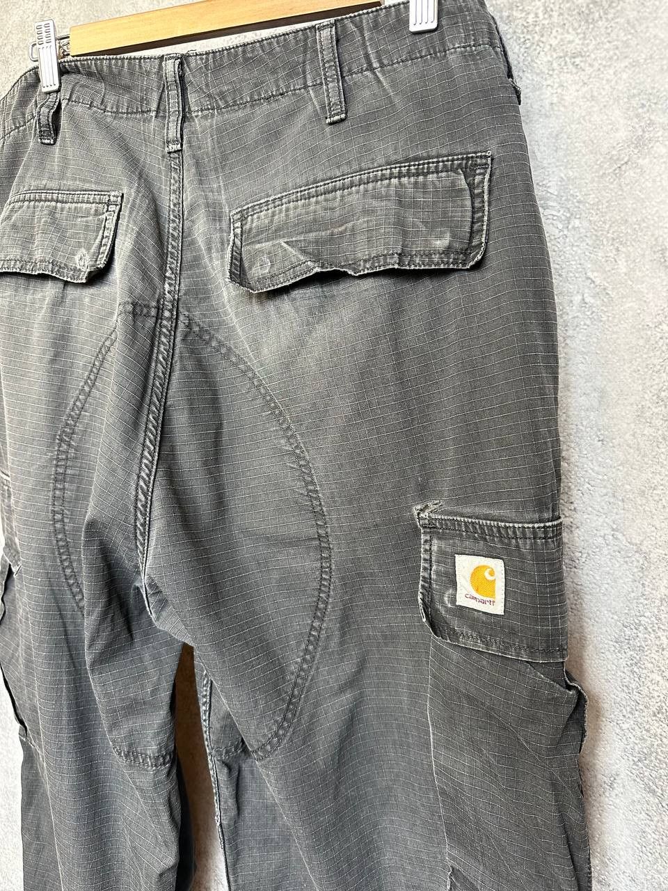 Carhartt Wip Carhartt WIP Cargo Pants Vintage Distressed Avant-Garde Size US 36 / EU 52 - 12 Thumbnail