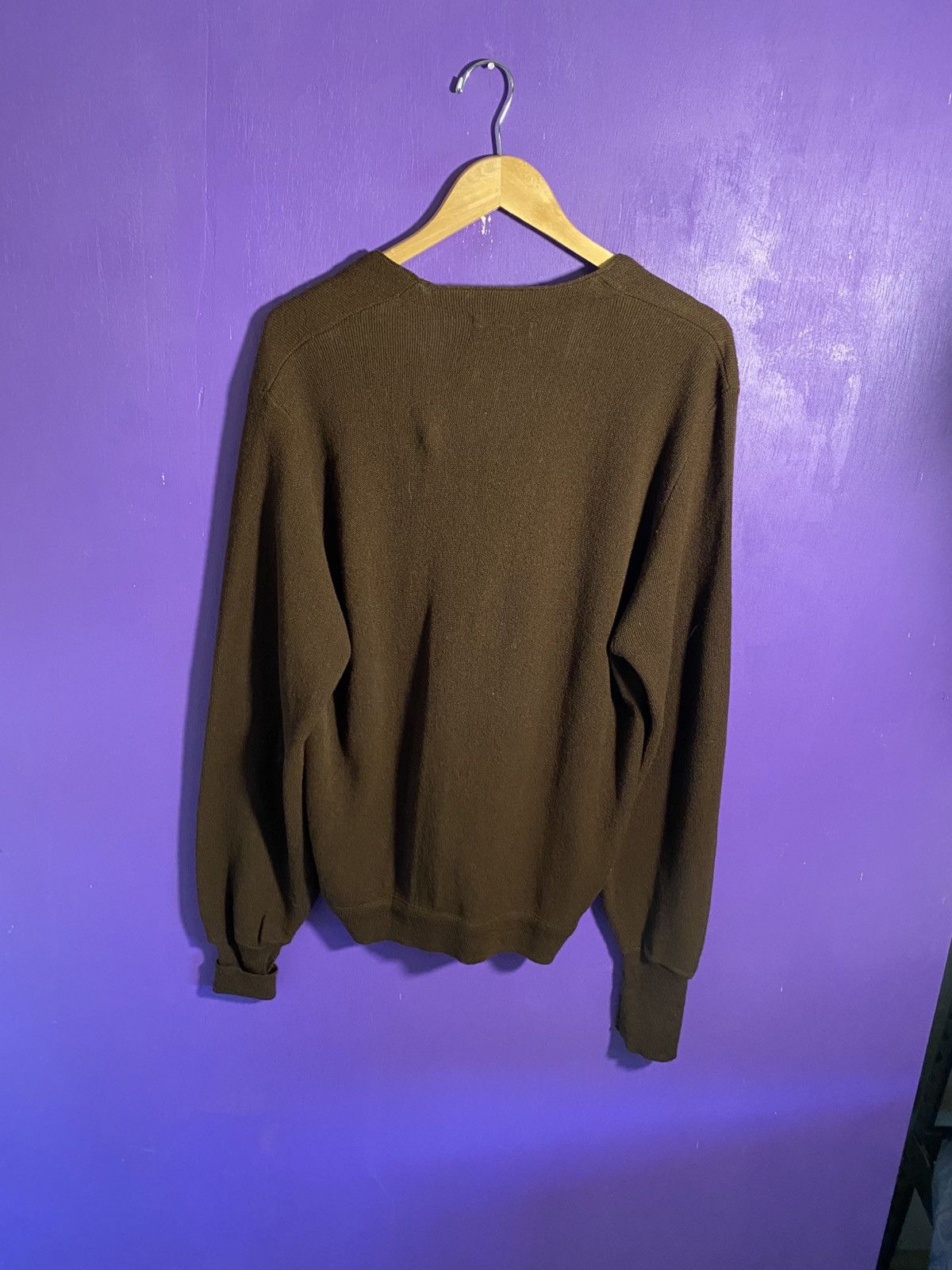 Arrow Vintage 90s Arrow essential brown cardigan Size US L / EU 52-54 / 3 - 2 Thumbnail