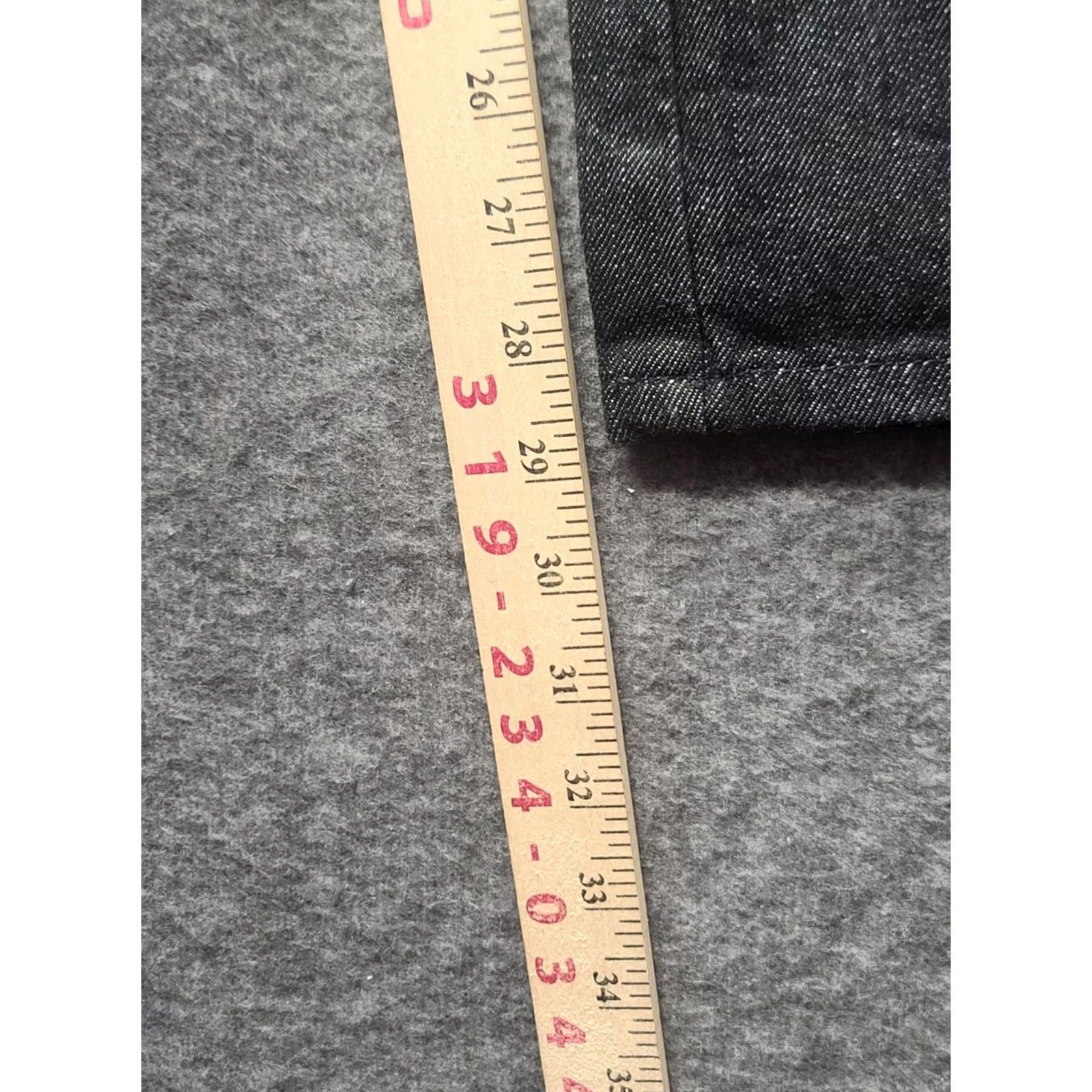 Vintage Duluth Jeans Womens 16x29 Relaxed High Rise Bootcut Dark Denim Cotton Spandex Size 38" / US 16 / IT 52 - 7 Thumbnail