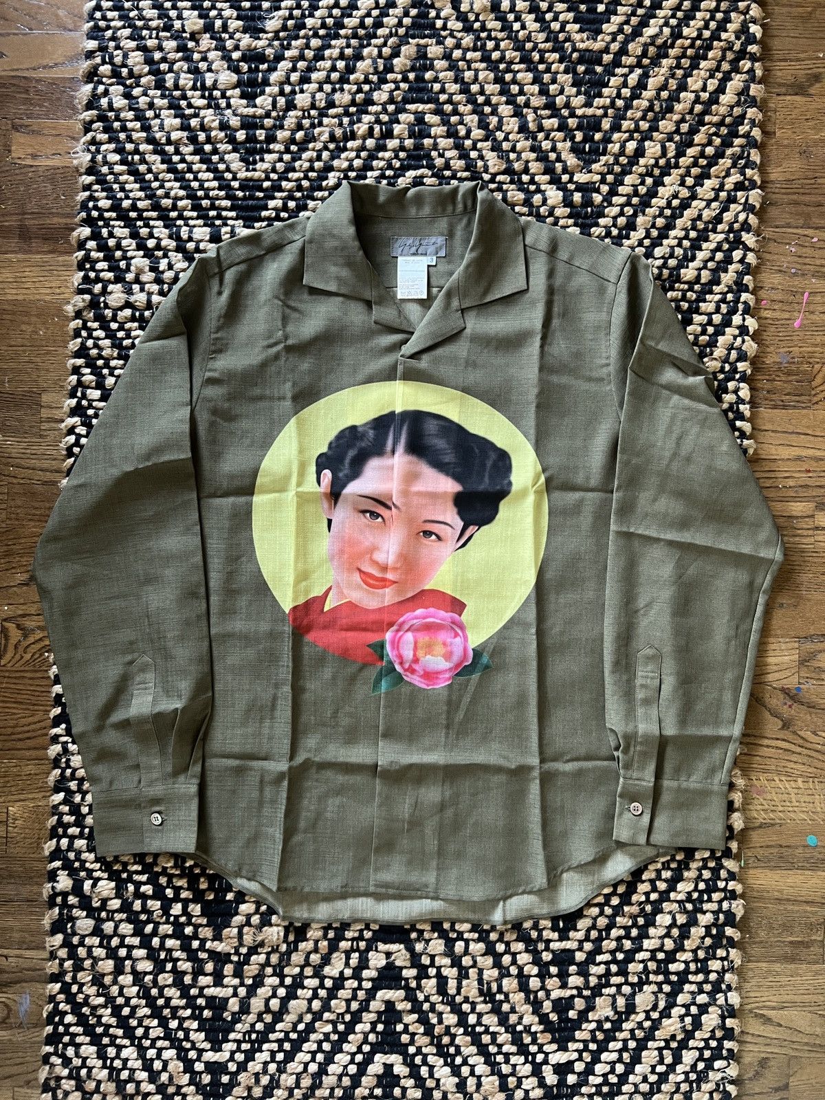 Yohji Yamamoto Yohji Yamamoto Pour Homme SS02 Saeko Portrait Button Up Size US L / EU 52-54 / 3 - 1 Thumbnail
