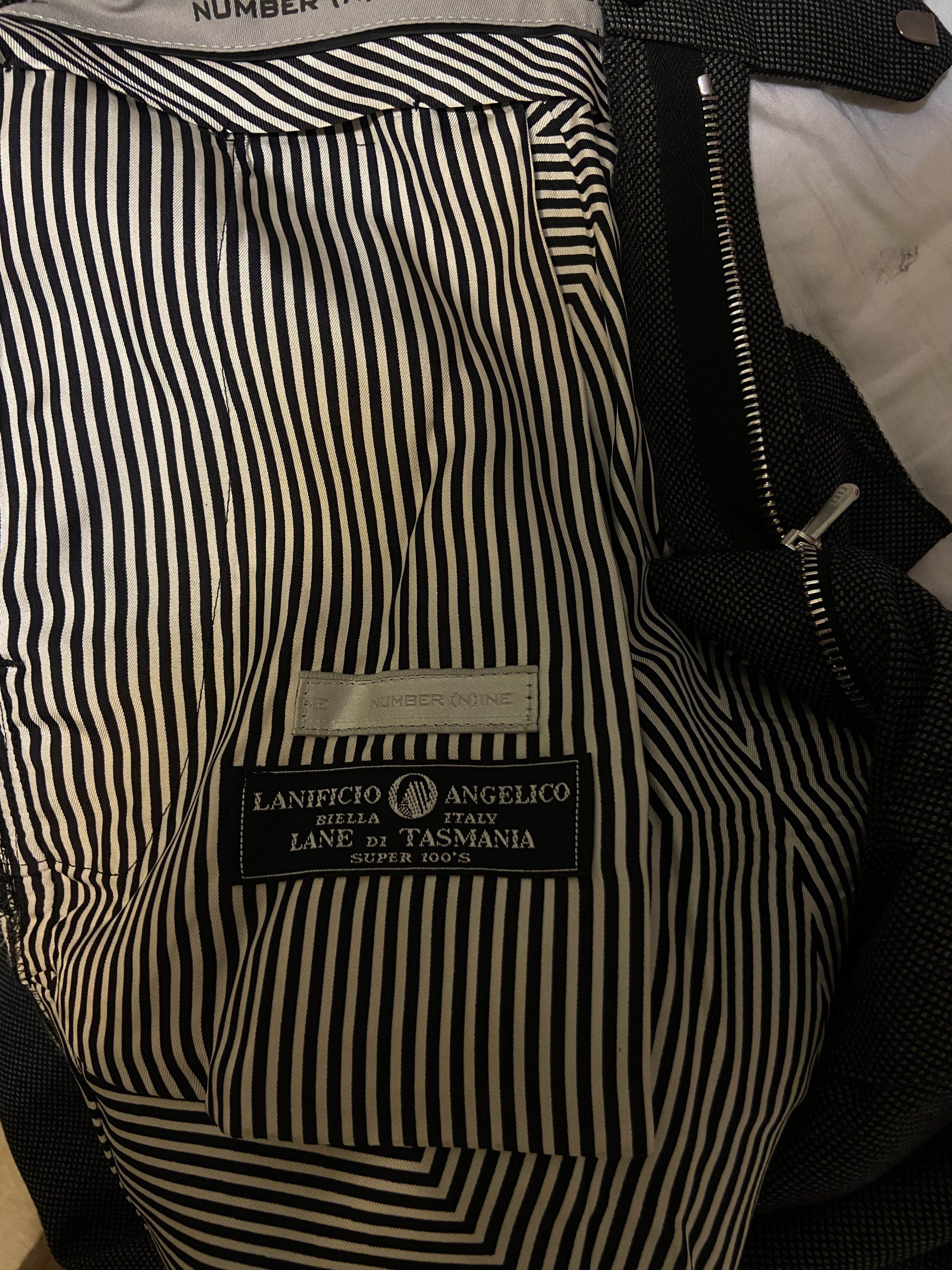 Number (N)ine Number (N)ine AW01 Double Pleated Slacks Size US 27 - 3 Thumbnail