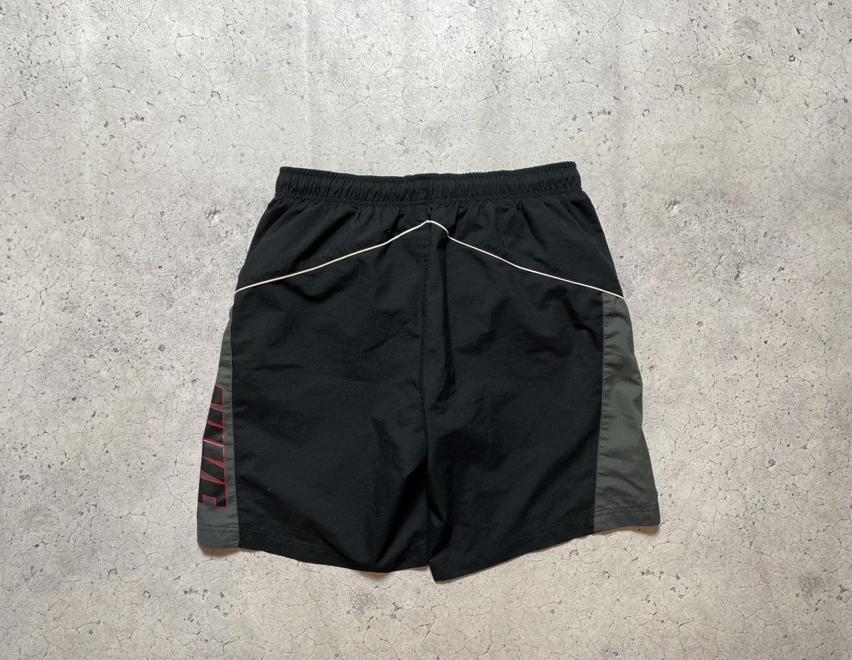 Nike × Vintage Vintage Nylon Nike Big Swoosh Logo Drill Y2K Shorts Size US 32 / EU 48 - 3 Thumbnail