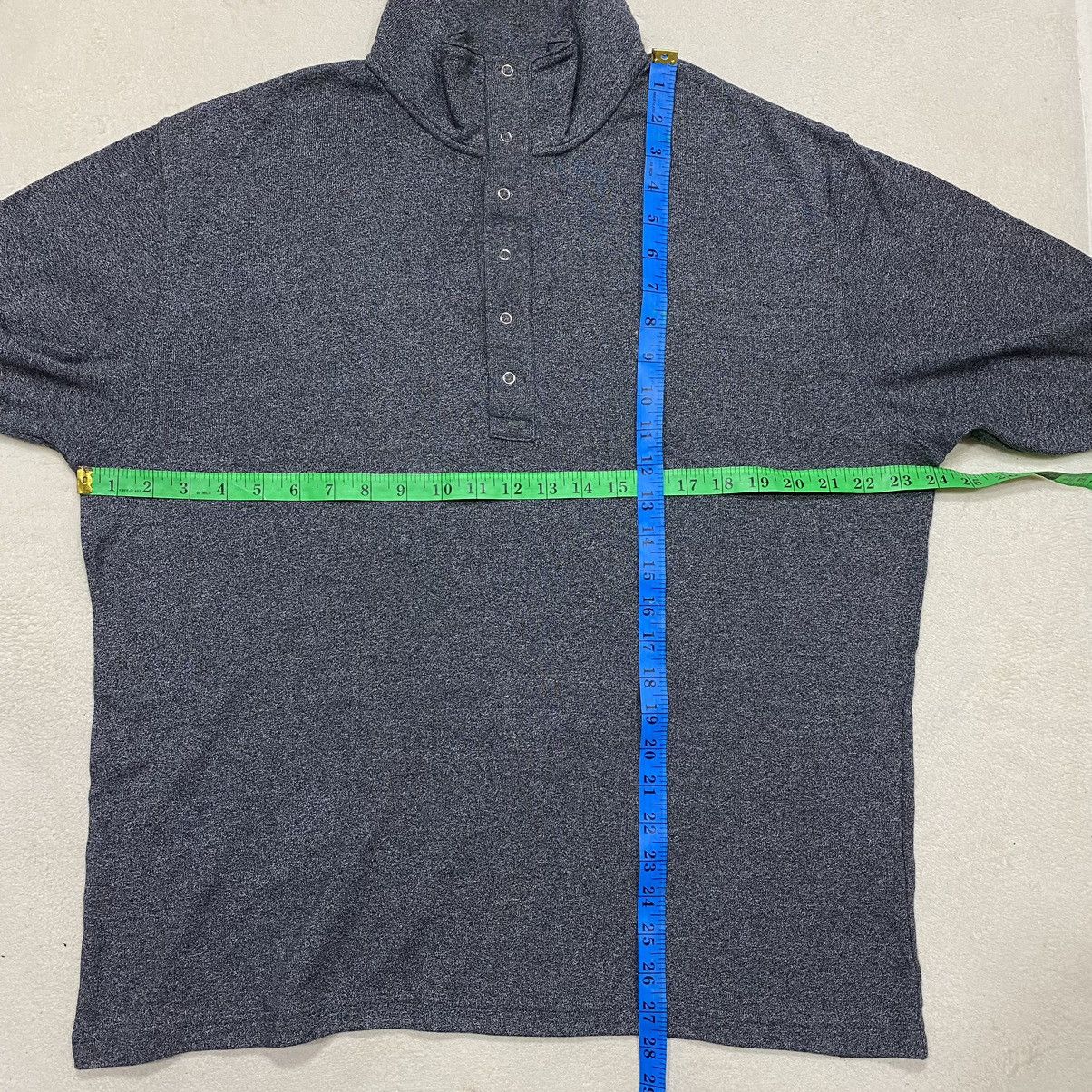 Designer × Japanese Brand × Kansai Yamamoto KANSAI YAMAMOTO Sissy Buttoned Sweatshirt Size US XL / EU 56 / 4 - 13 Thumbnail