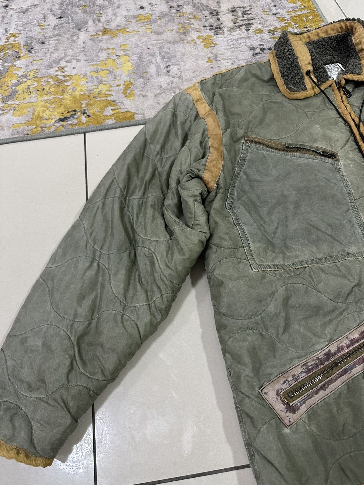 Avirex Vintage Avirex Quilted Jacket Sherpa Inside Nice Design Size US M / EU 48-50 / 2 - 4 Thumbnail