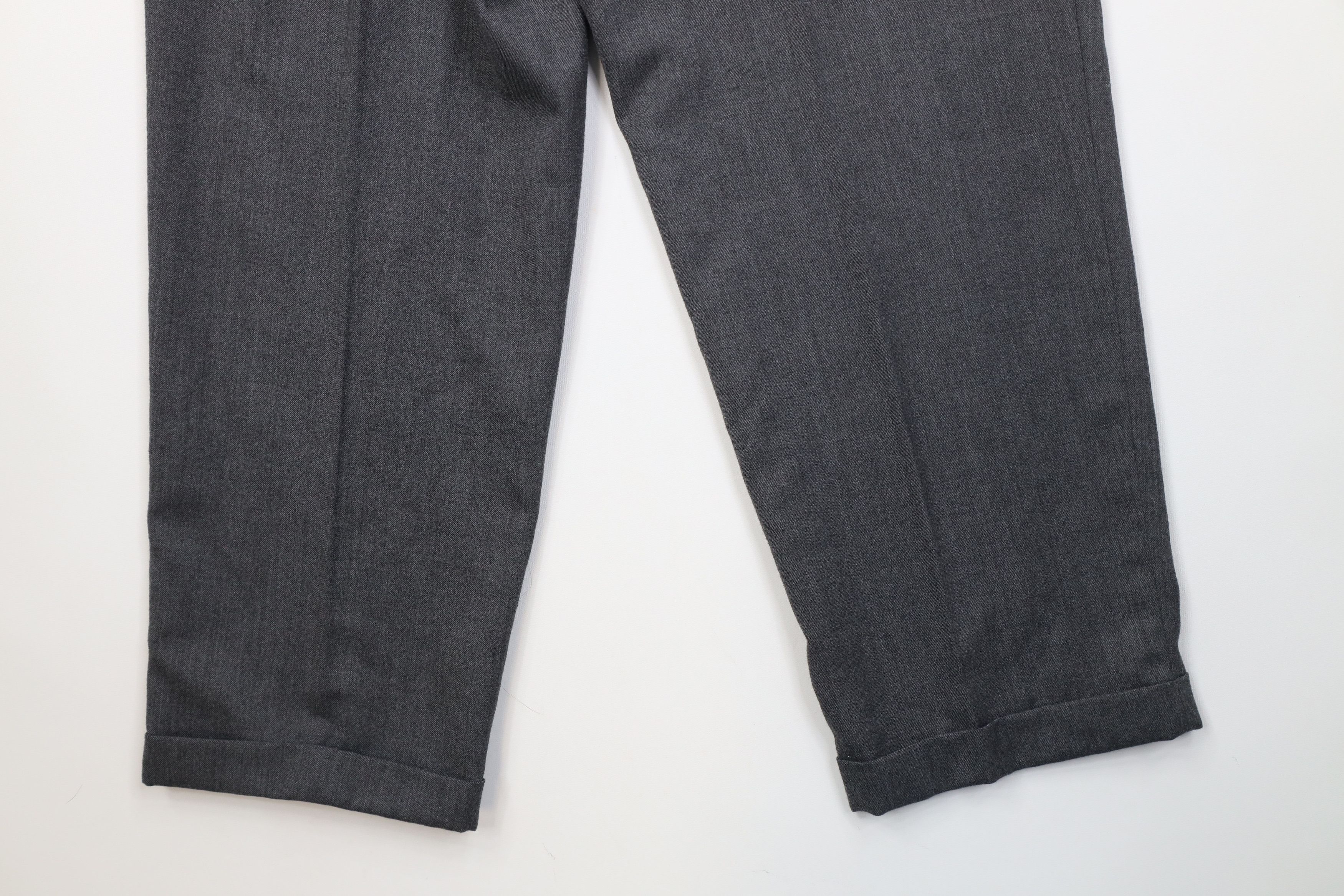 Vintage Vintage 90s Streetwear Knit Straight Leg Chino Pants Gray Size US 34 / EU 50 - 13 Thumbnail