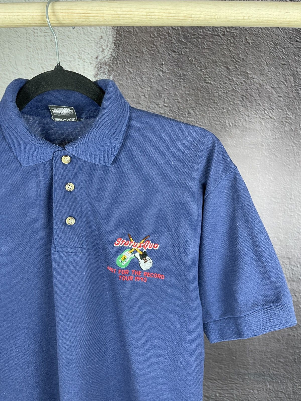 Band Tees Screen Stars vntg 1993 Status Quo Just for the record tour Size US M / EU 48-50 / 2 - 4 Thumbnail