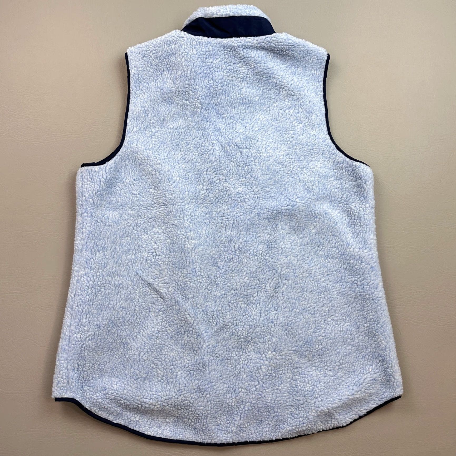 Vintage VINTAGE Crown & Ivy Vest Women’s Medium Blue Wonka Fleece Full Zip Outdoor Casual NWT Size M / US 6-8 / IT 42-44 - 6 Thumbnail
