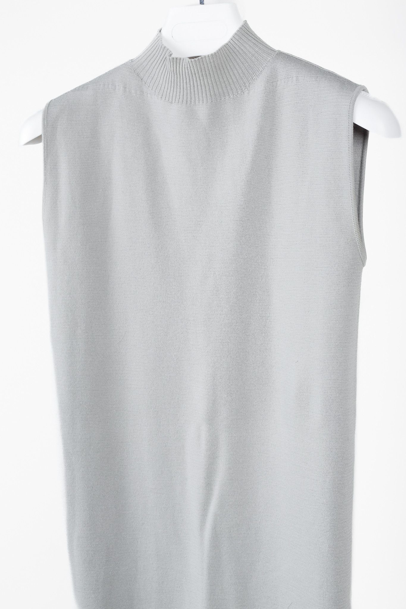 Rick Owens Rick Owens FW/14 "Moody" Grey Knit Sleeveless Turtleneck Size M / US 6-8 / IT 42-44 - 3 Thumbnail