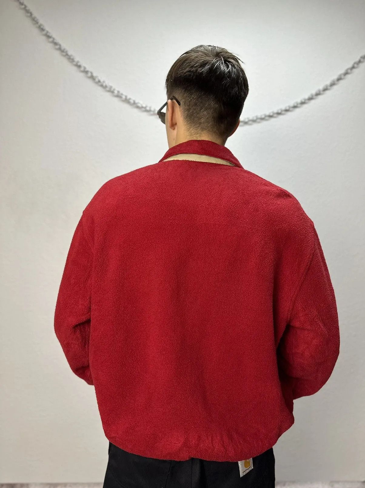 RRL Ralph Lauren Vintage Polo Ralph Lauren fleece Jacket full zip Distressed Size US M / EU 48-50 / 2 - 14 Thumbnail