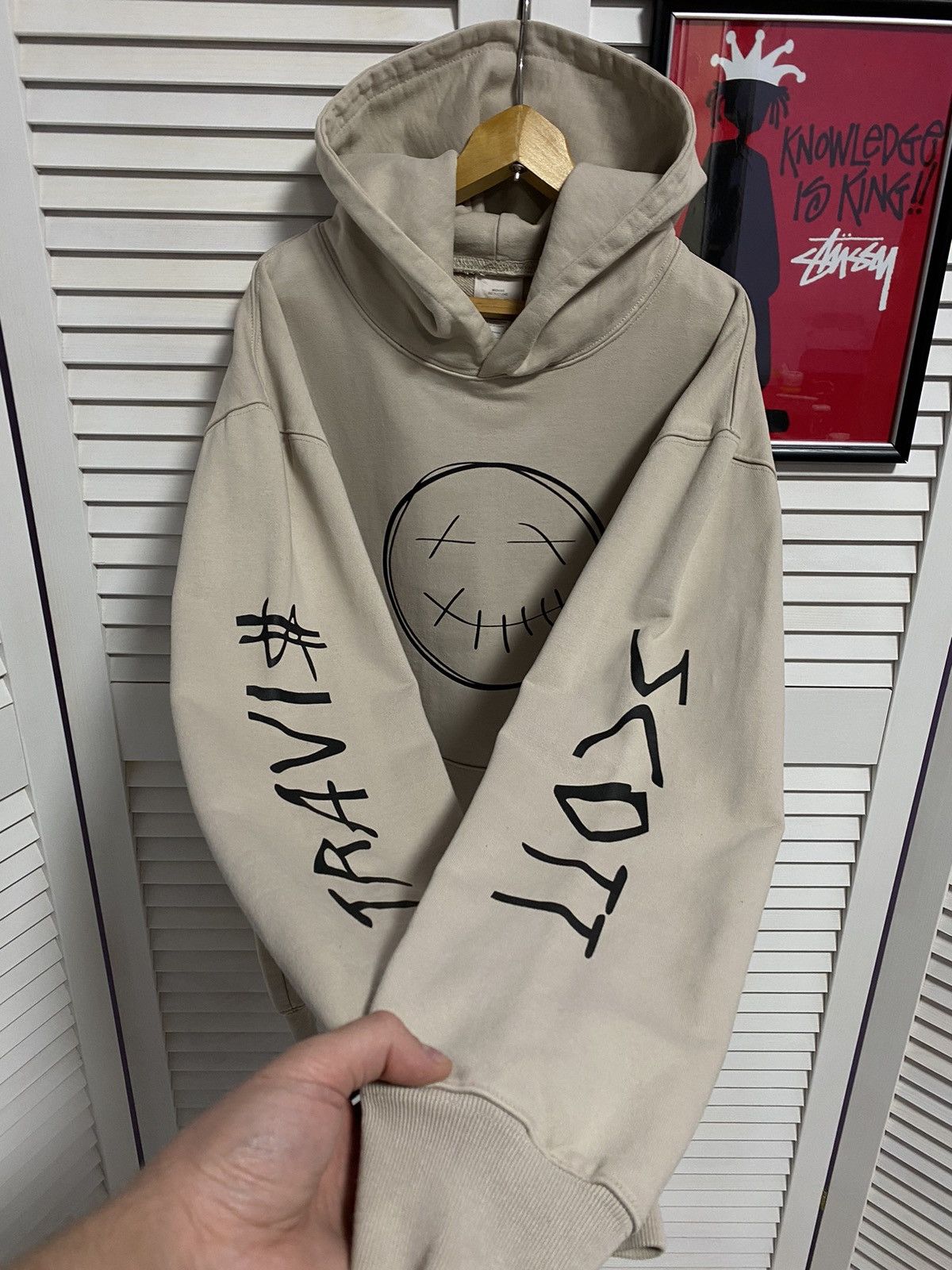 Designer × Rap Tees Hoodie Raper Athletic Travis Scott Dead Smiley Astroworld L Size US L / EU 52-54 / 3 - 5 Thumbnail