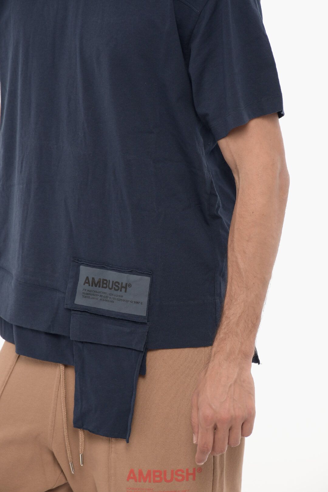 Ambush Design og1mm0925 Crewneck T-Shirt in Blue Size US XS / EU 42 / 0 - 3 Thumbnail