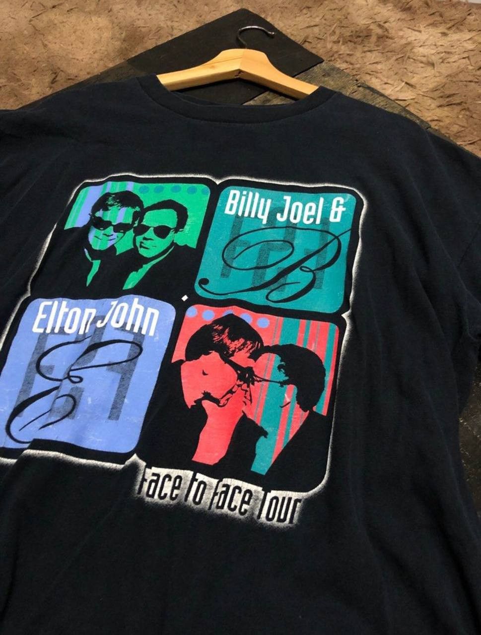 Band Tees × Japanese Brand × Vintage Elton John & Billy Joel Size US M / EU 48-50 / 2 - 8 Thumbnail