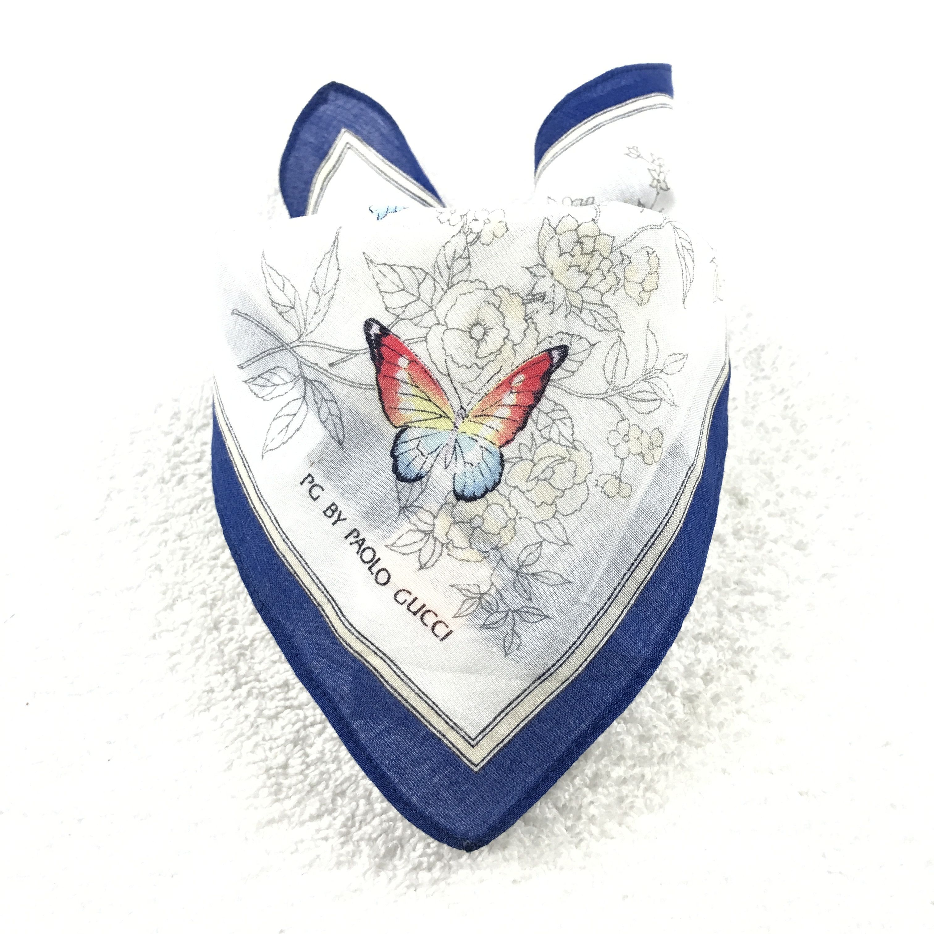 Paolo Gucci × Vintage Vintage Paolo Gucci Bandana Neckerchief Handkerchief Size ONE SIZE - 4 Thumbnail