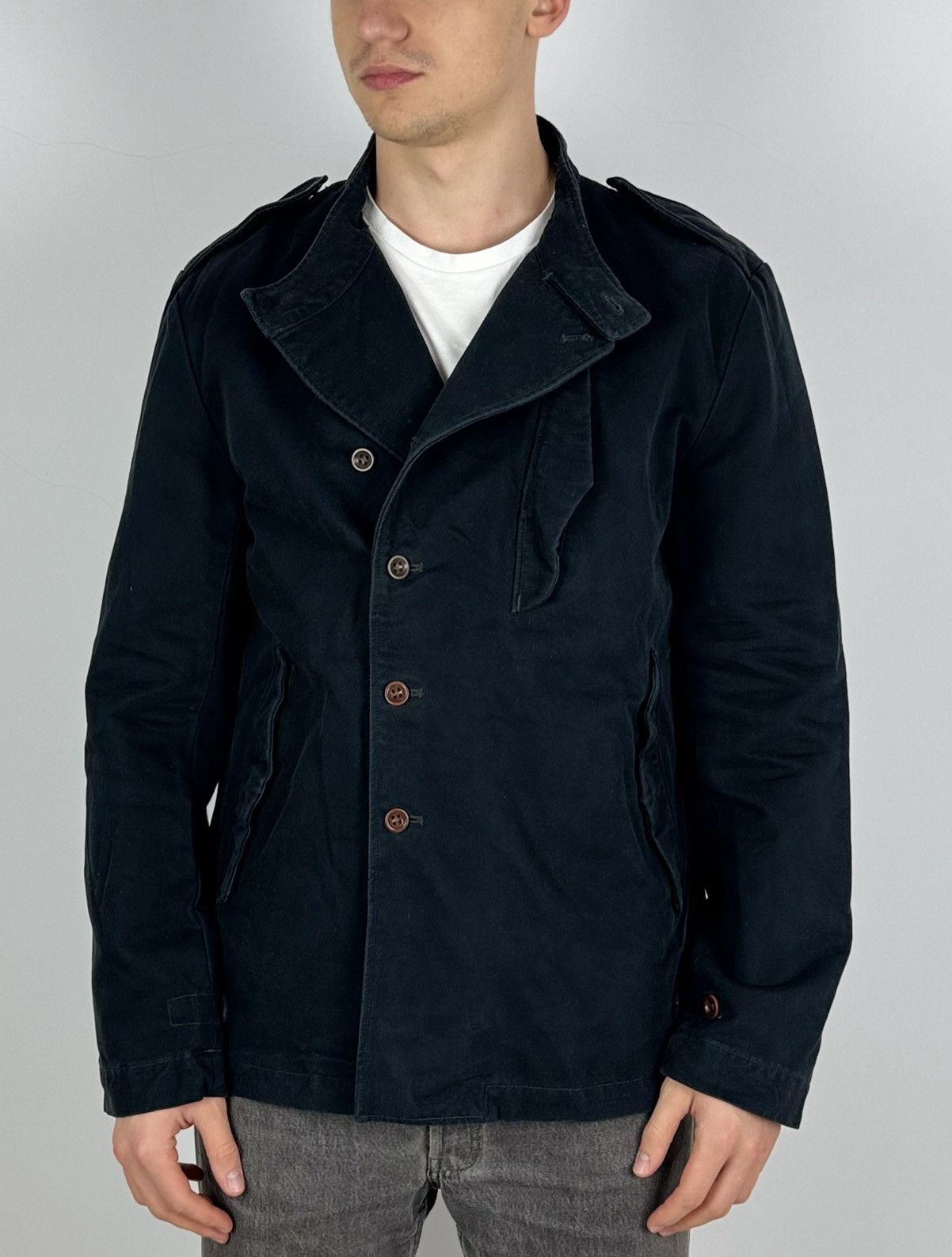 Paul Smith PAJ8 216H Paul Smith Jeans Military Style Jacket Size US L / EU 52-54 / 3 - 1 Thumbnail