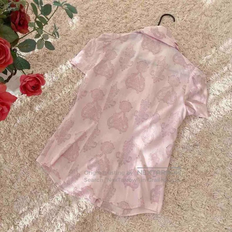 Vivienne Westwood Vivienne Westwood Pink Shirt with Ribbon Size L / US 10 / IT 46 - 8 Thumbnail