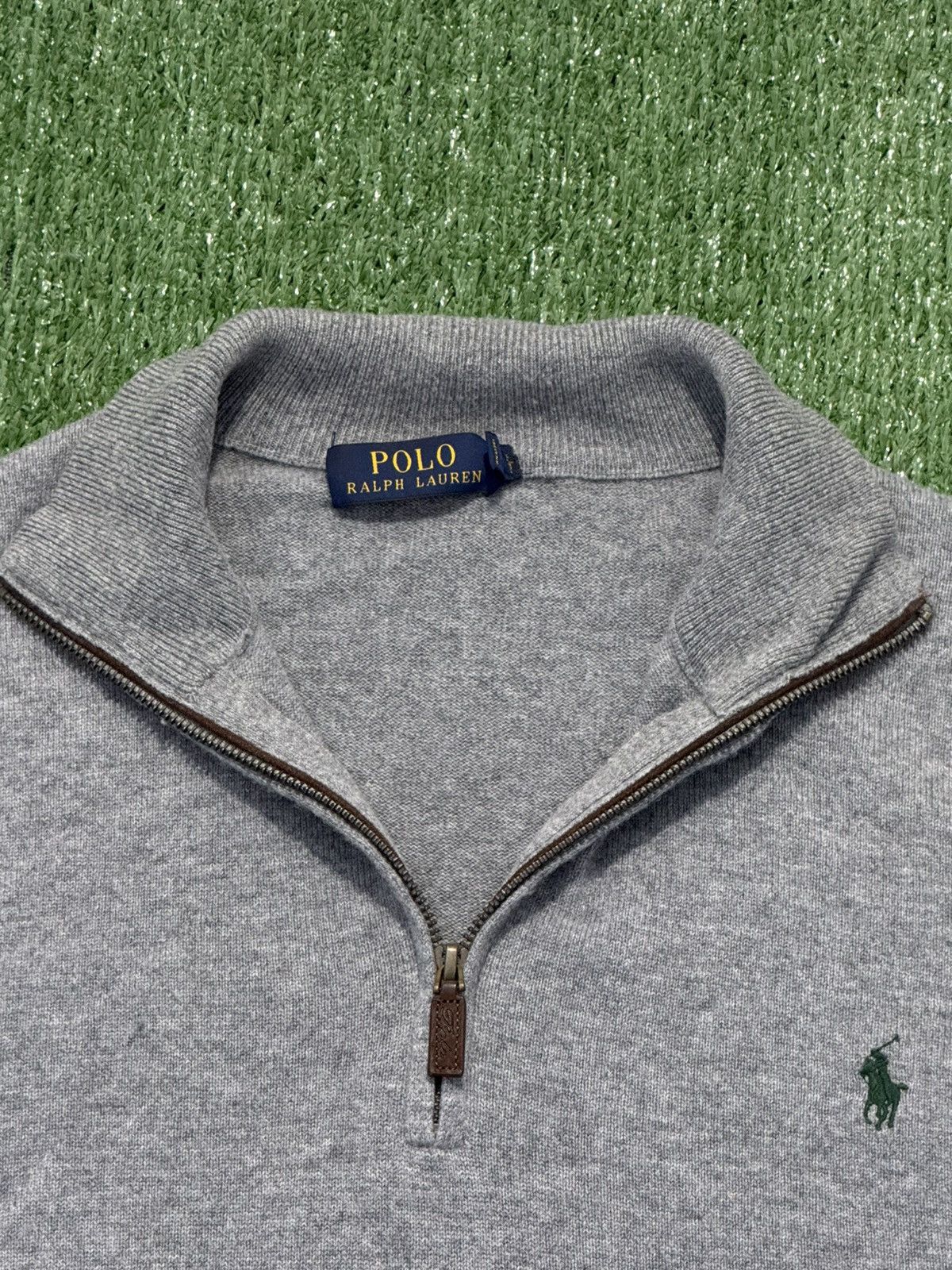 Polo Ralph Lauren Polo Ralph Lauren Halfzip Merino Wool Gray Men Size US XXL / EU 58 / 5 - 4 Thumbnail