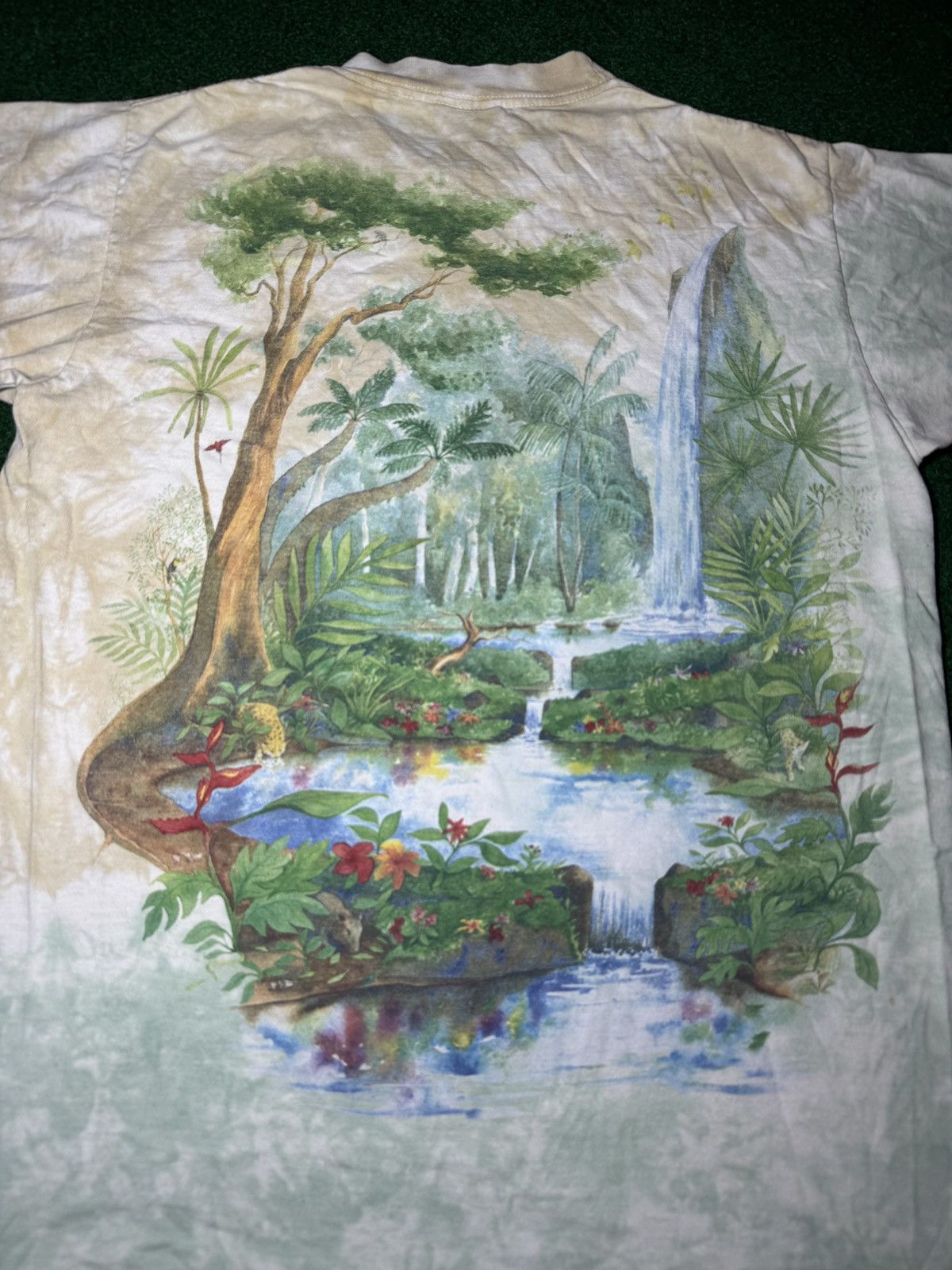 Liquid Blue × Vintage Vintage 90s Liquid Blue Rainforest Preservation AOP T Shirt Size US L / EU 52-54 / 3 - 6 Thumbnail