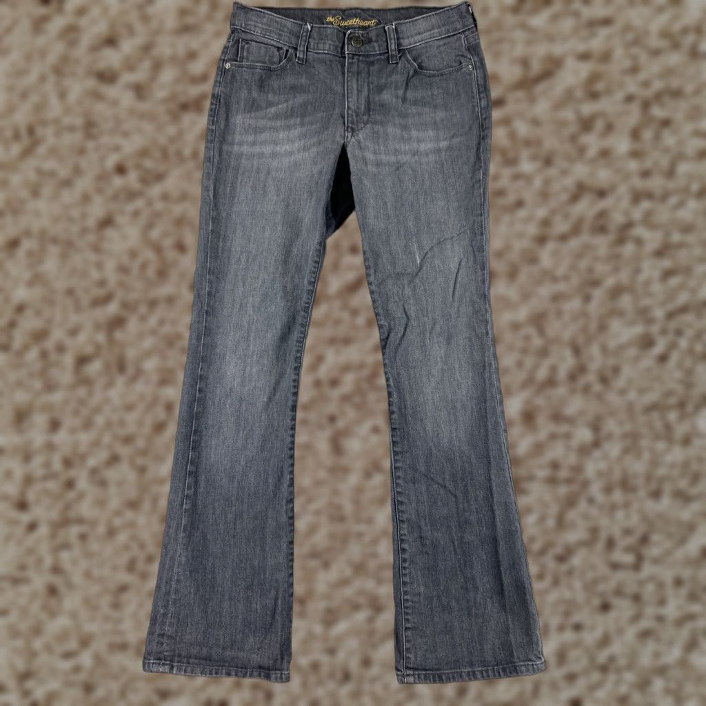 Old Navy Old Navy Jeans Womens 8 Gray Denim Bootcut 5-Pocket Cotton Blend Regular Size 30" / US 8 / IT 44 - 1 Thumbnail