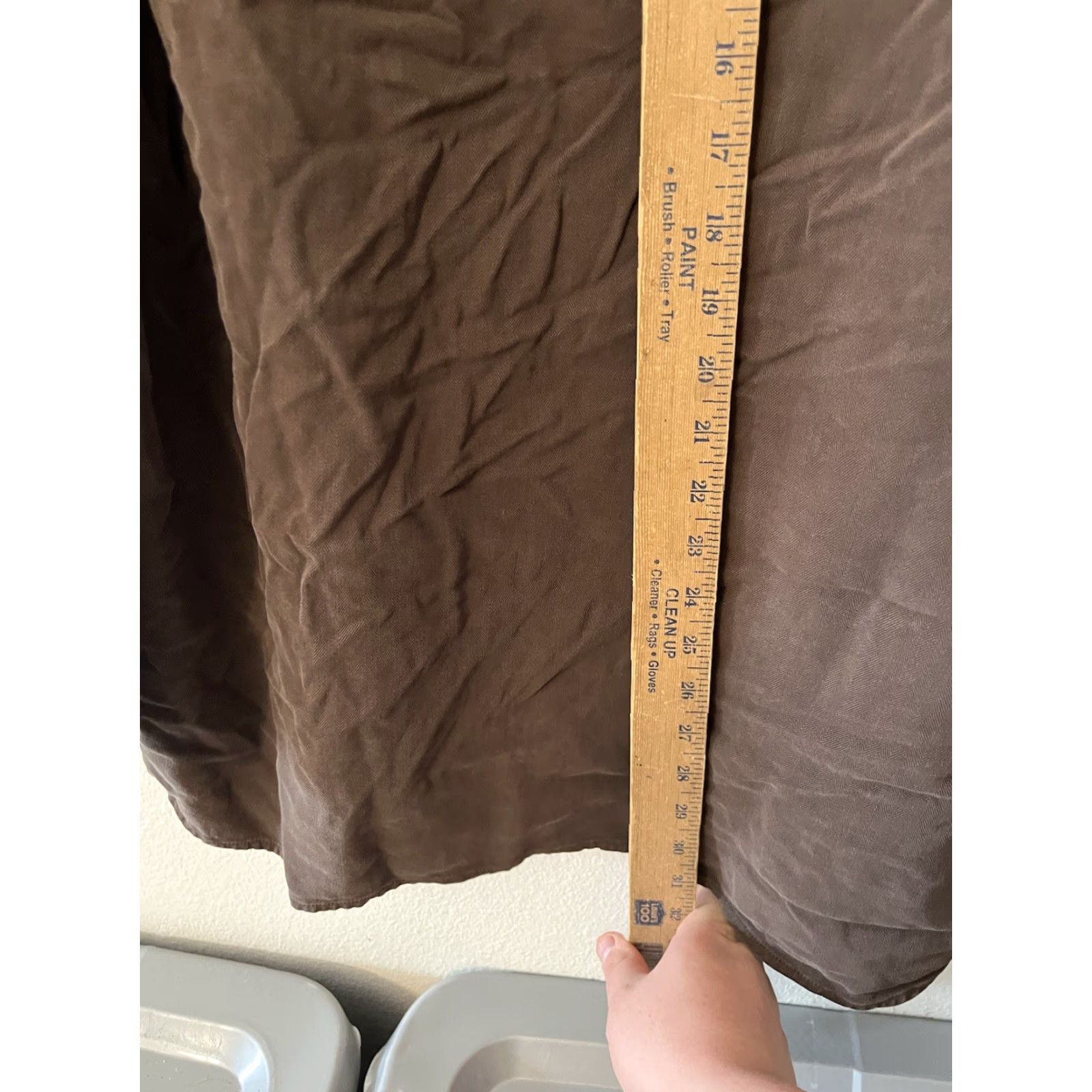 Tommy Bahama Tommy Bahama Shirt Mens 2XT Silk Button-Up Long Sleeve Brown Size US XXL / EU 58 / 5 - 4 Thumbnail