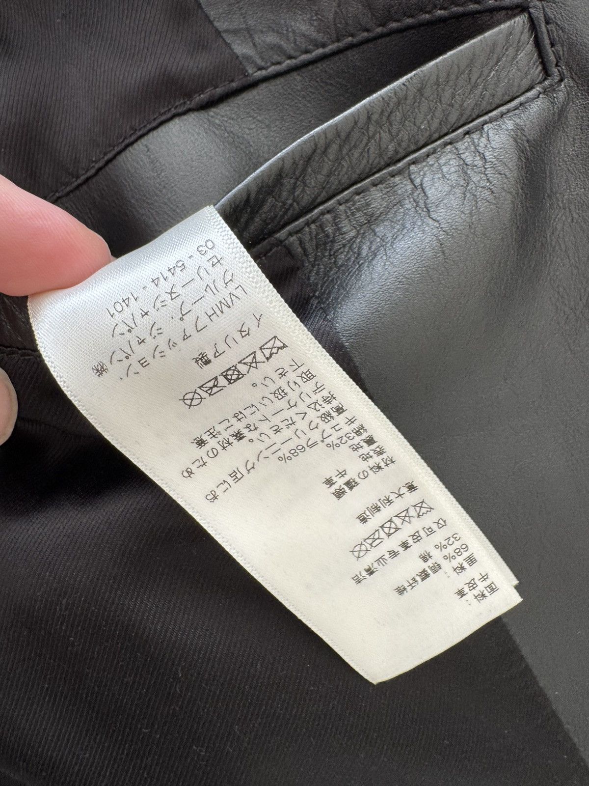 Celine × Hedi Slimane Celine SS19 Black White Padded Sleeve Calf Biker Size US S / EU 44-46 / 1 - 17 Thumbnail